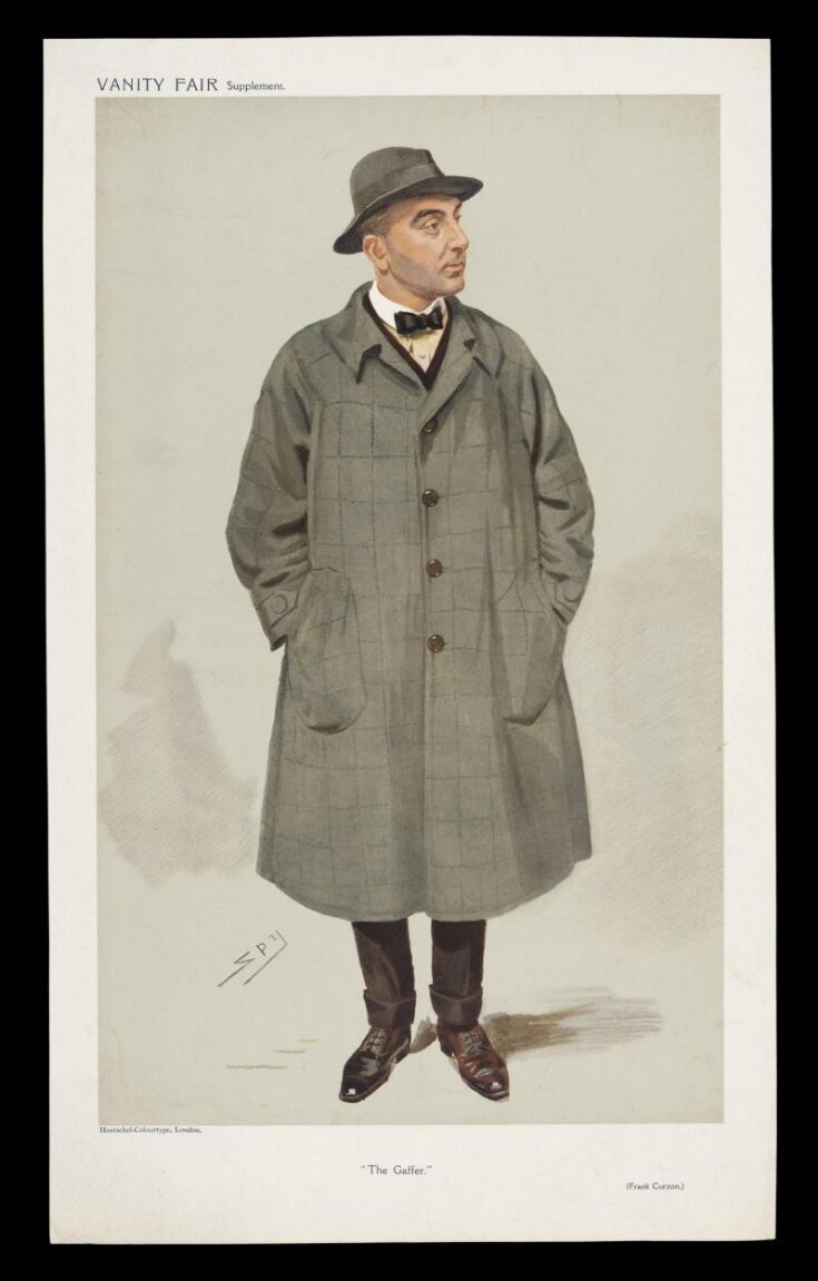 Frank Curzon (1868-1927) as 'The Gaffer'. Portrait by 'Spy' - Leslie Ward (1851-1922) image