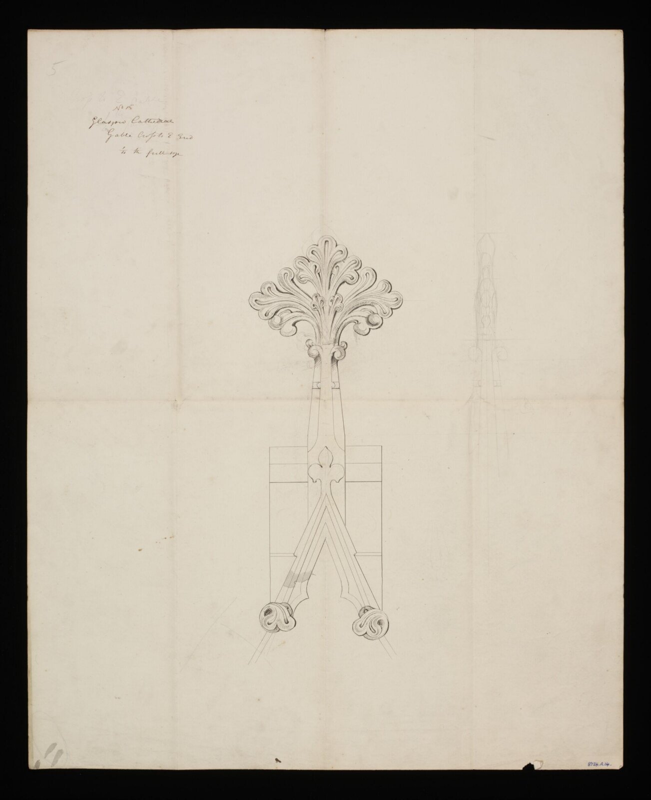 Drawing, Edward Blore, 1840s