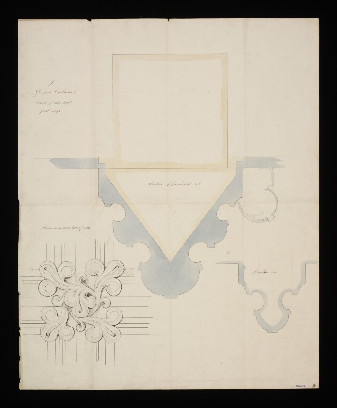 Drawing, Edward Blore, 1840s