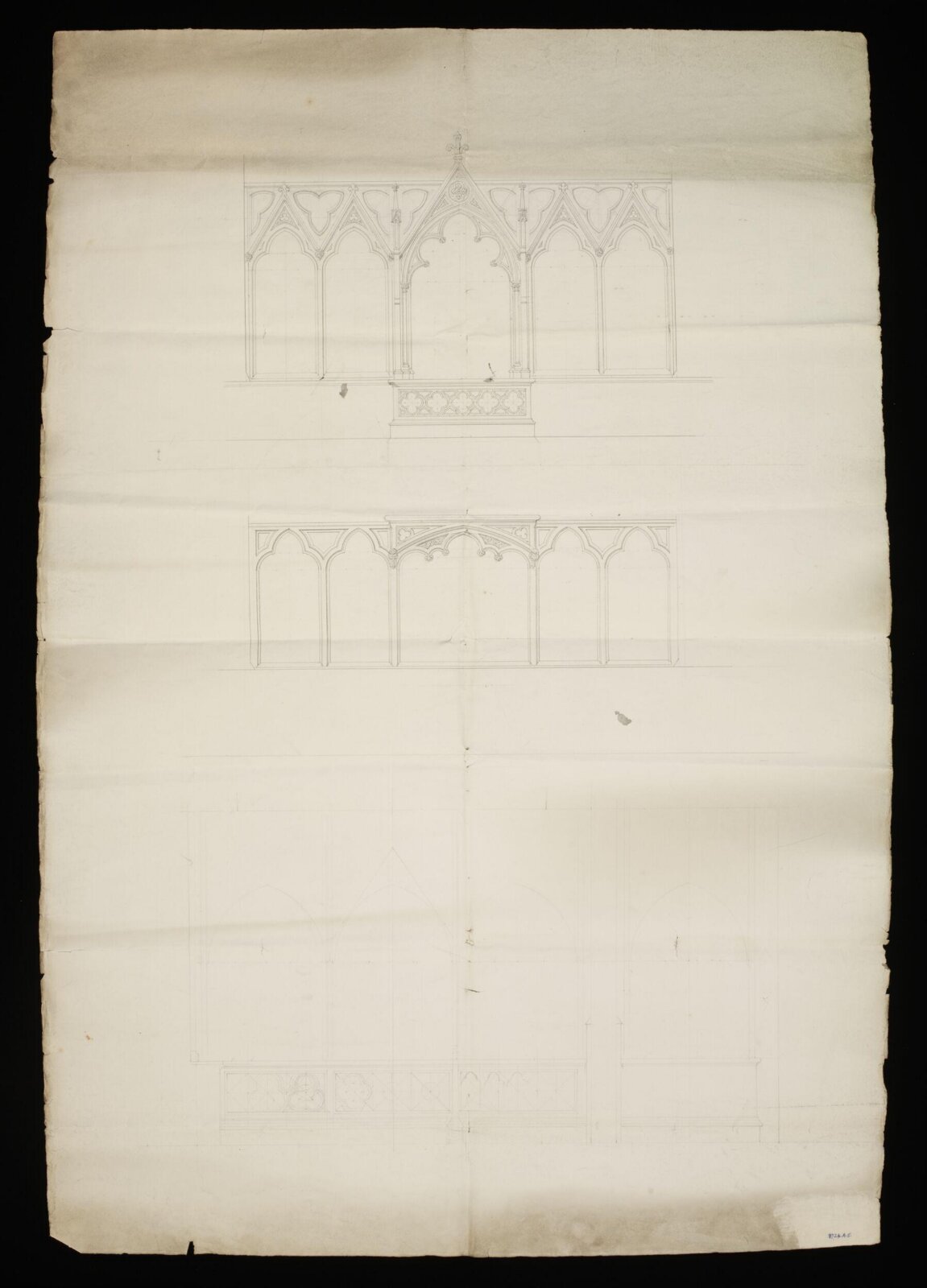Drawing, Edward Blore, 1840s