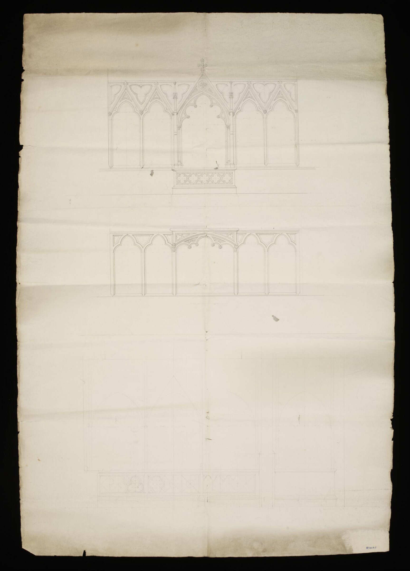 Drawing, Edward Blore, 1840s