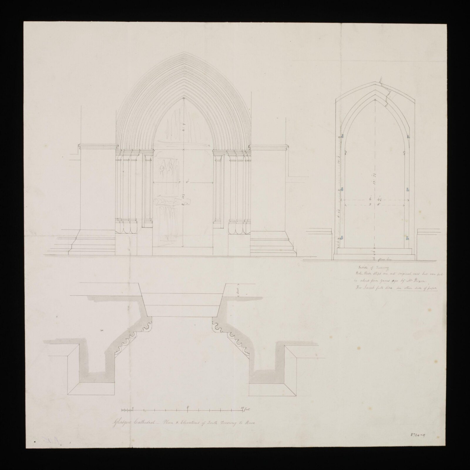 Drawing, Edward Blore, 1840s