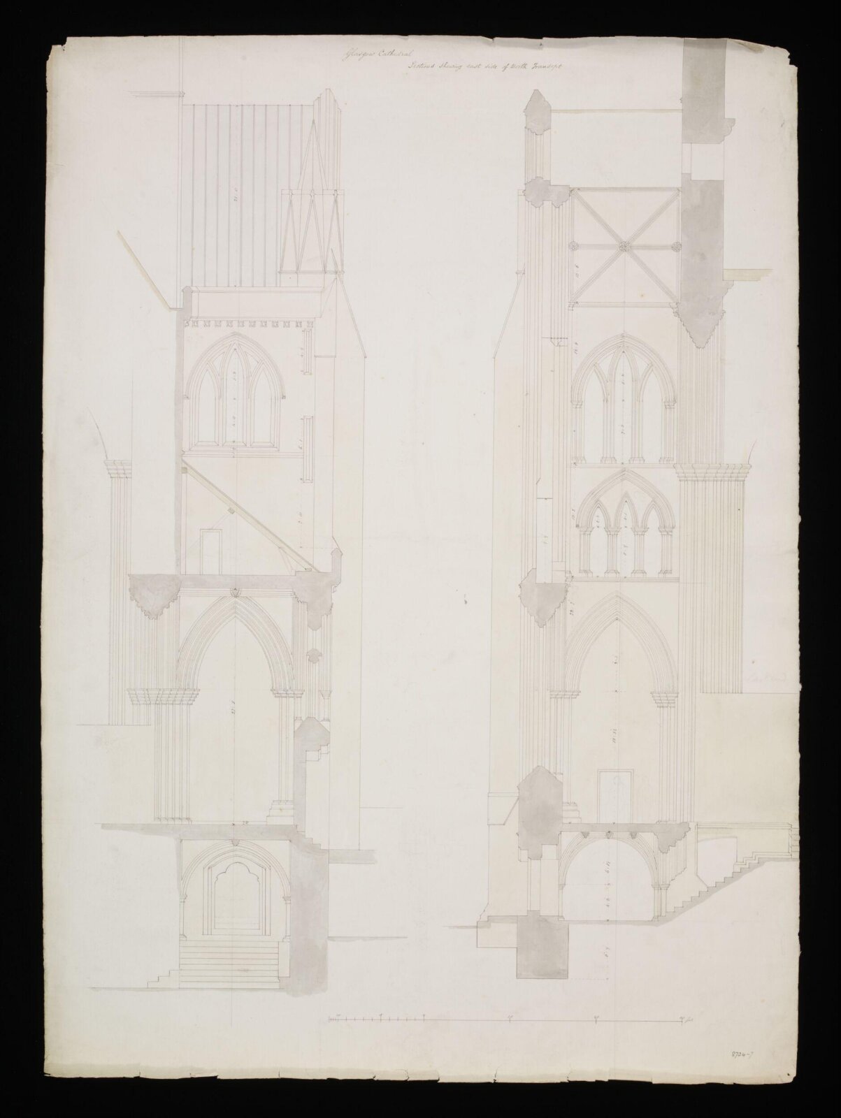 Drawing, Edward Blore, 1840s