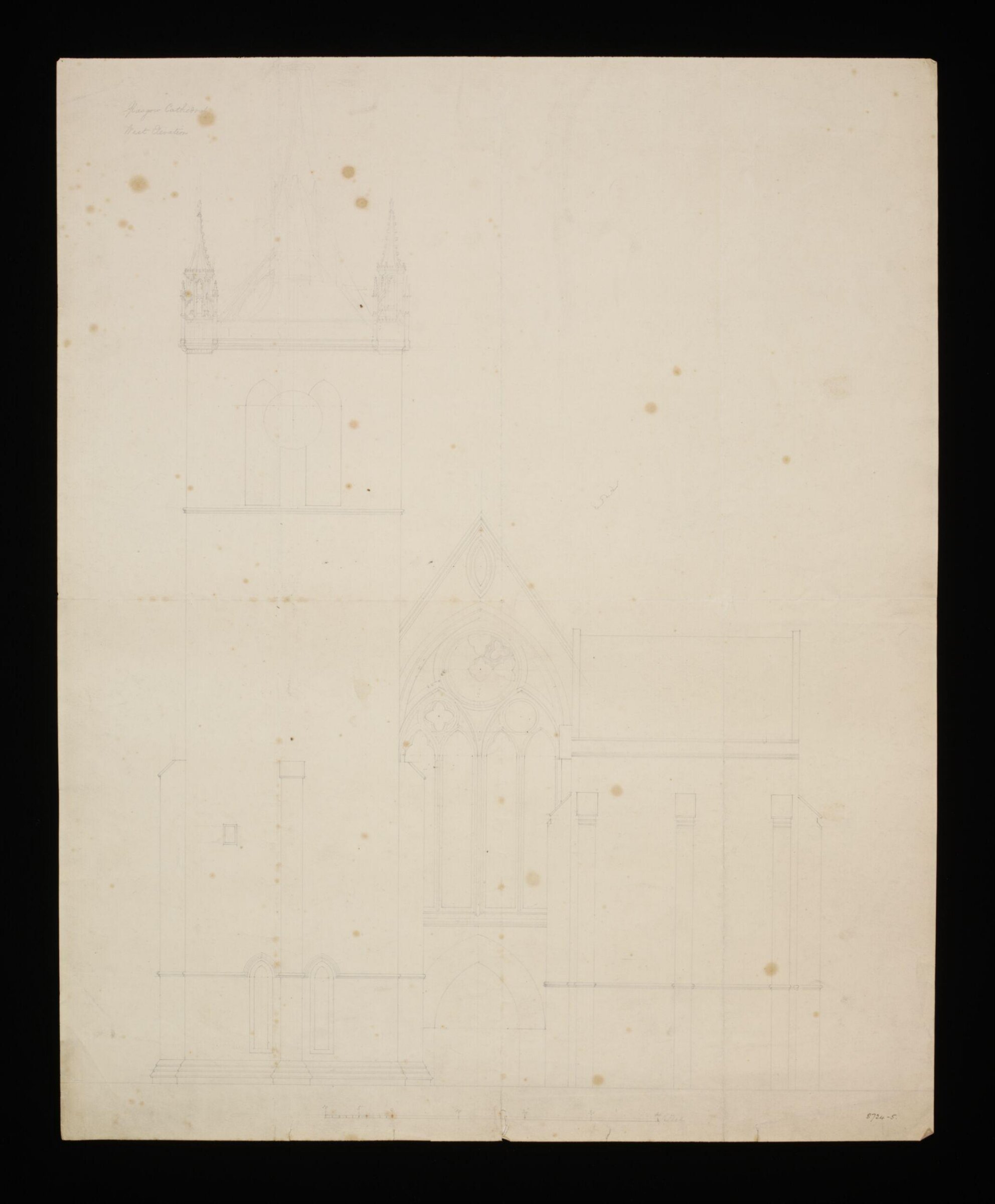 Drawing, Edward Blore, 1840s