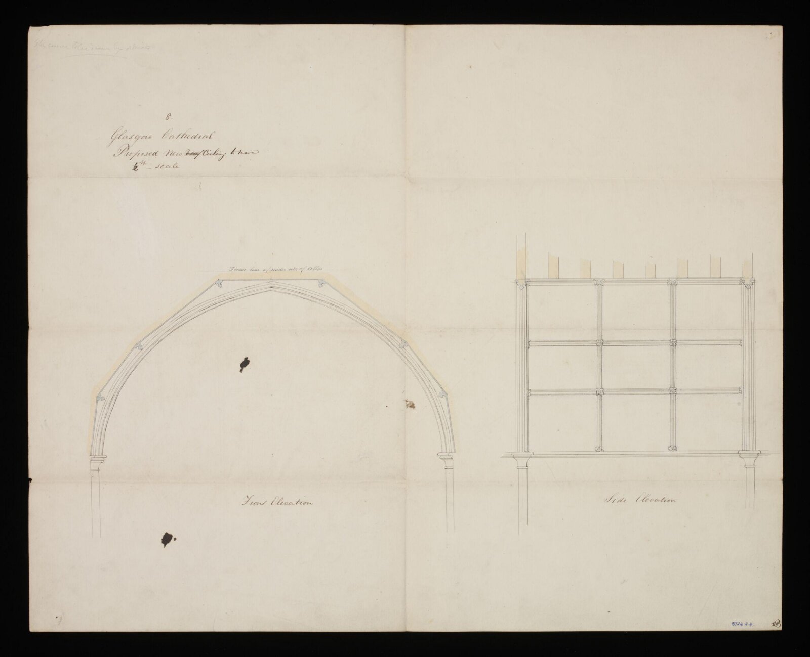 Drawing, Edward Blore, 1840s