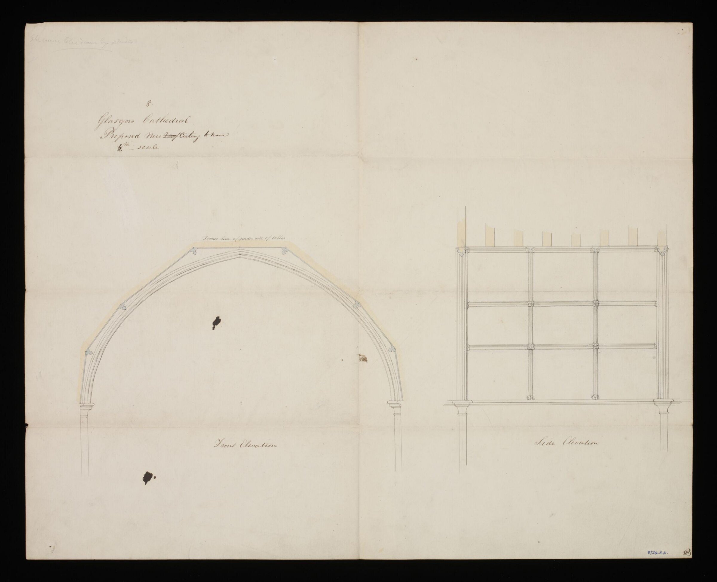 Drawing, Edward Blore, 1840s