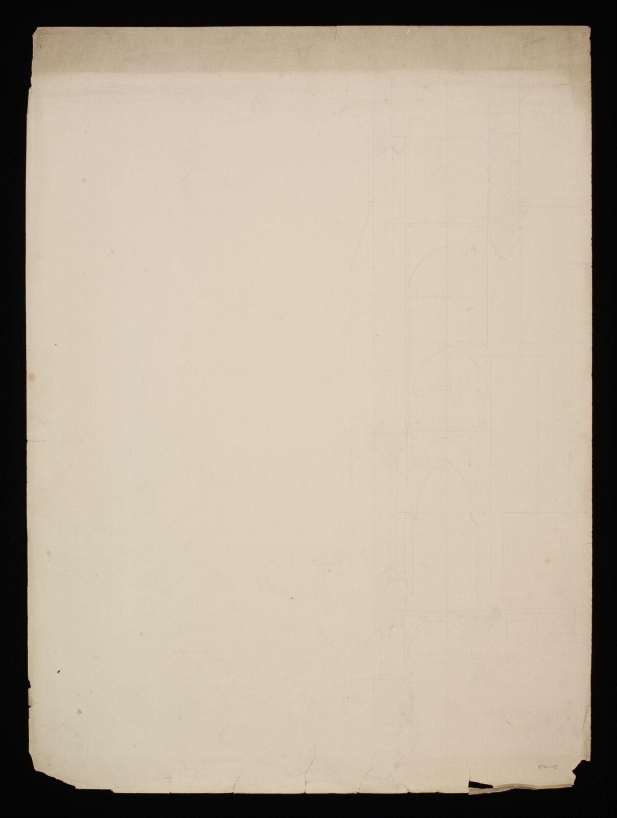 Drawing, Edward Blore, 1840s