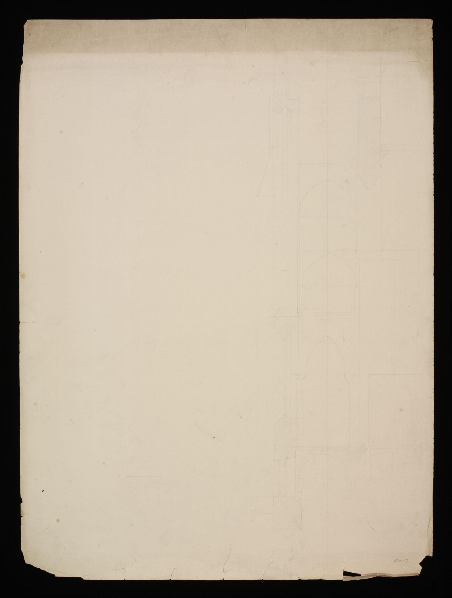 Drawing, Edward Blore, 1840s