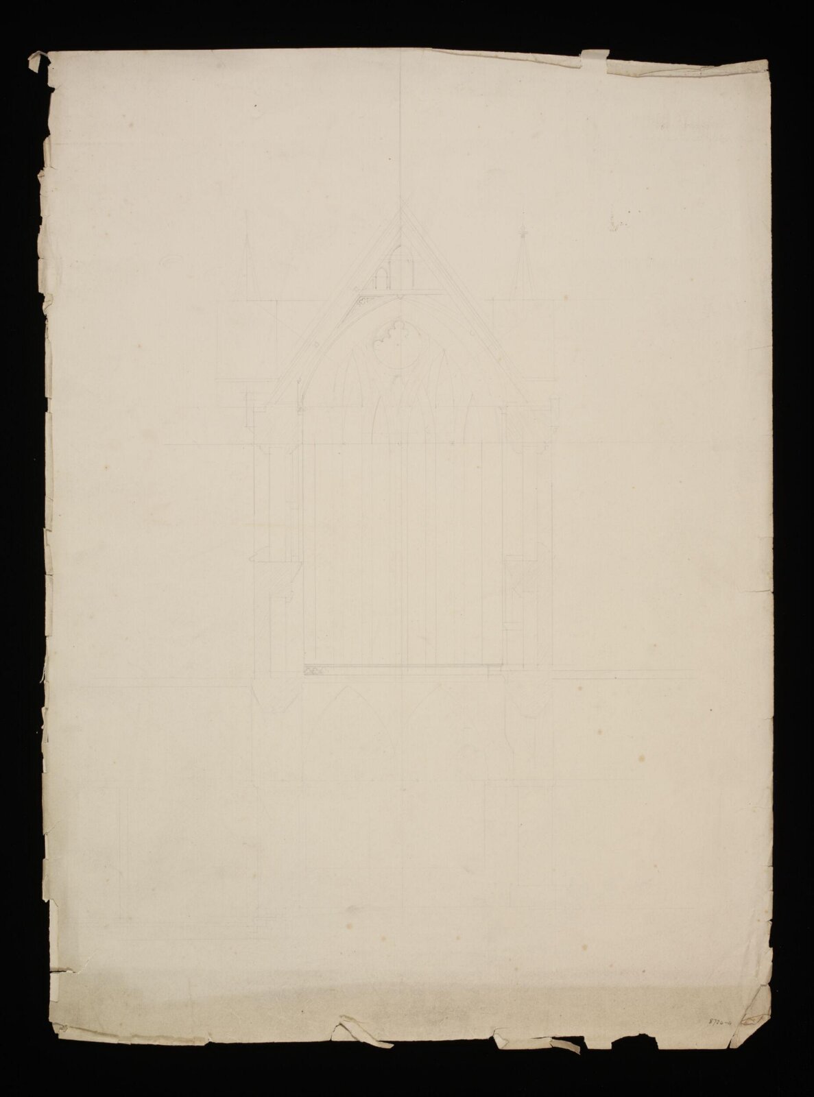 Drawing, Edward Blore, 1840s