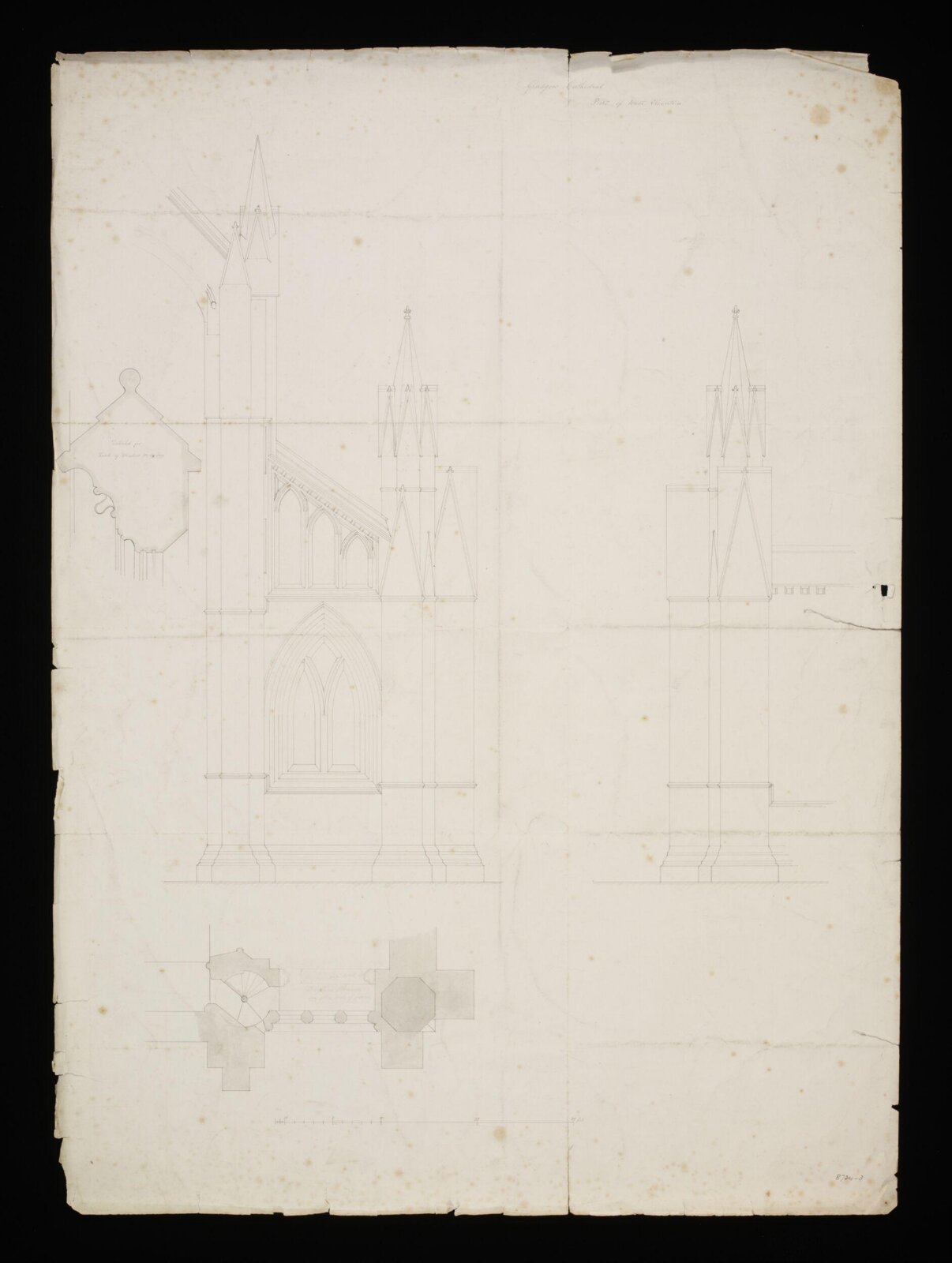 Drawing, Edward Blore, 1840s