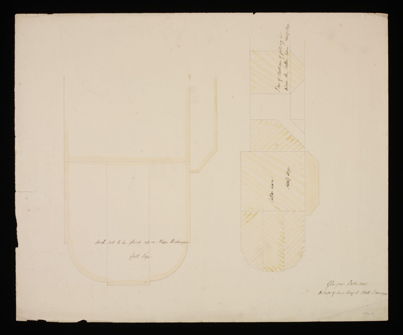 Drawing, Edward Blore, 1840s
