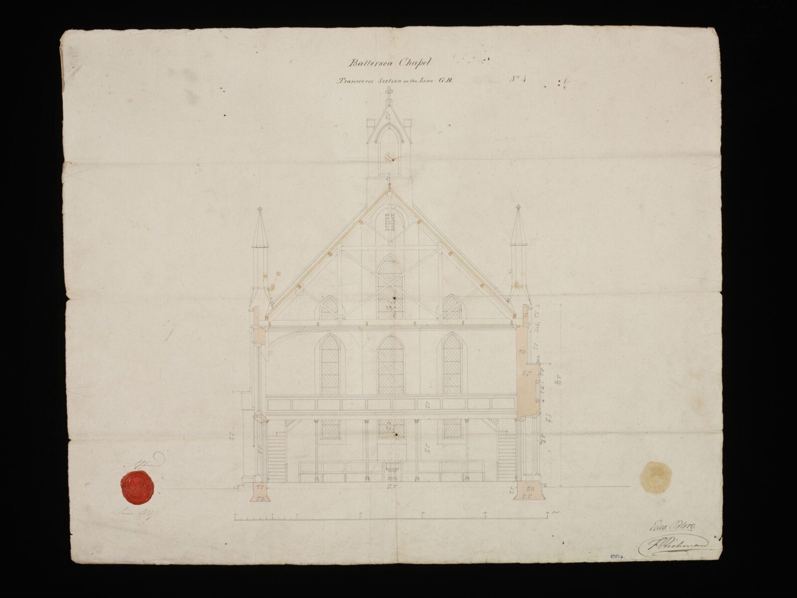 Drawing, Edward Blore, June 1827