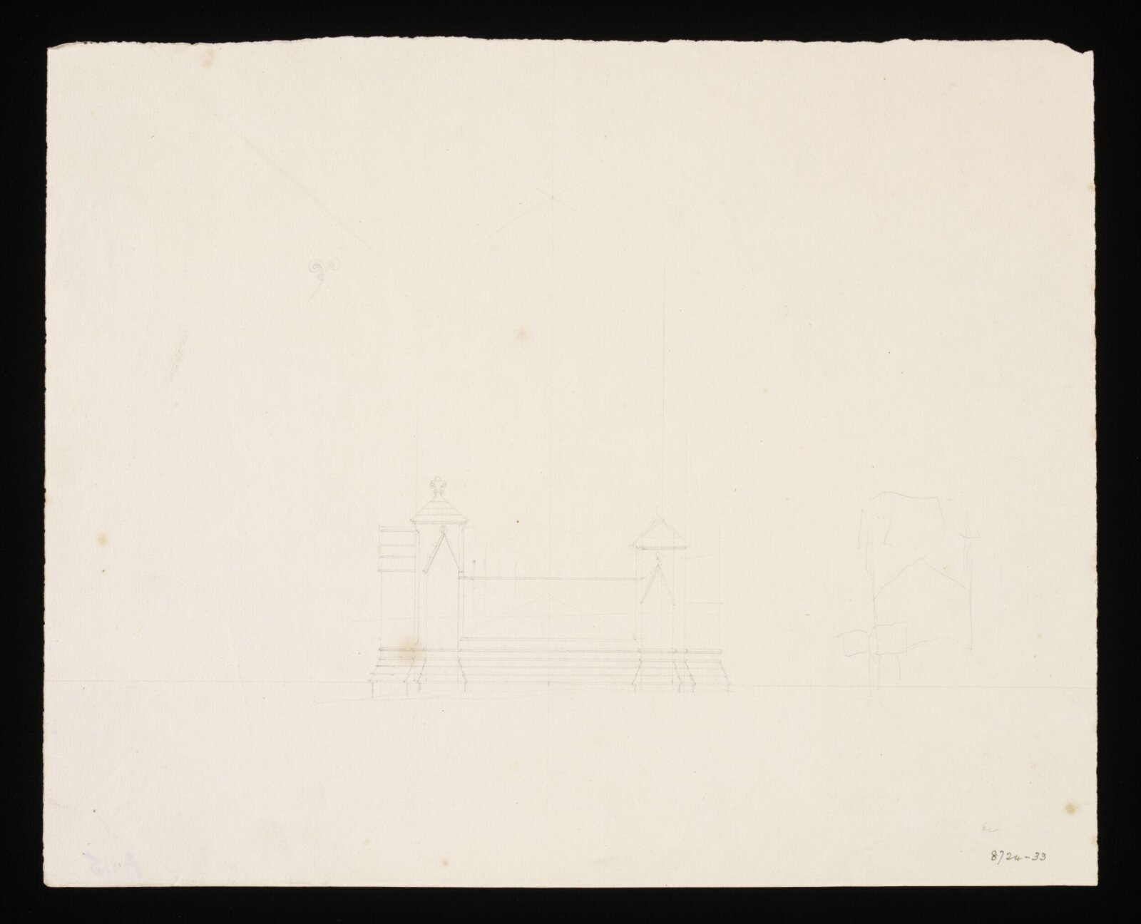 Drawing, Edward Blore, 1840s