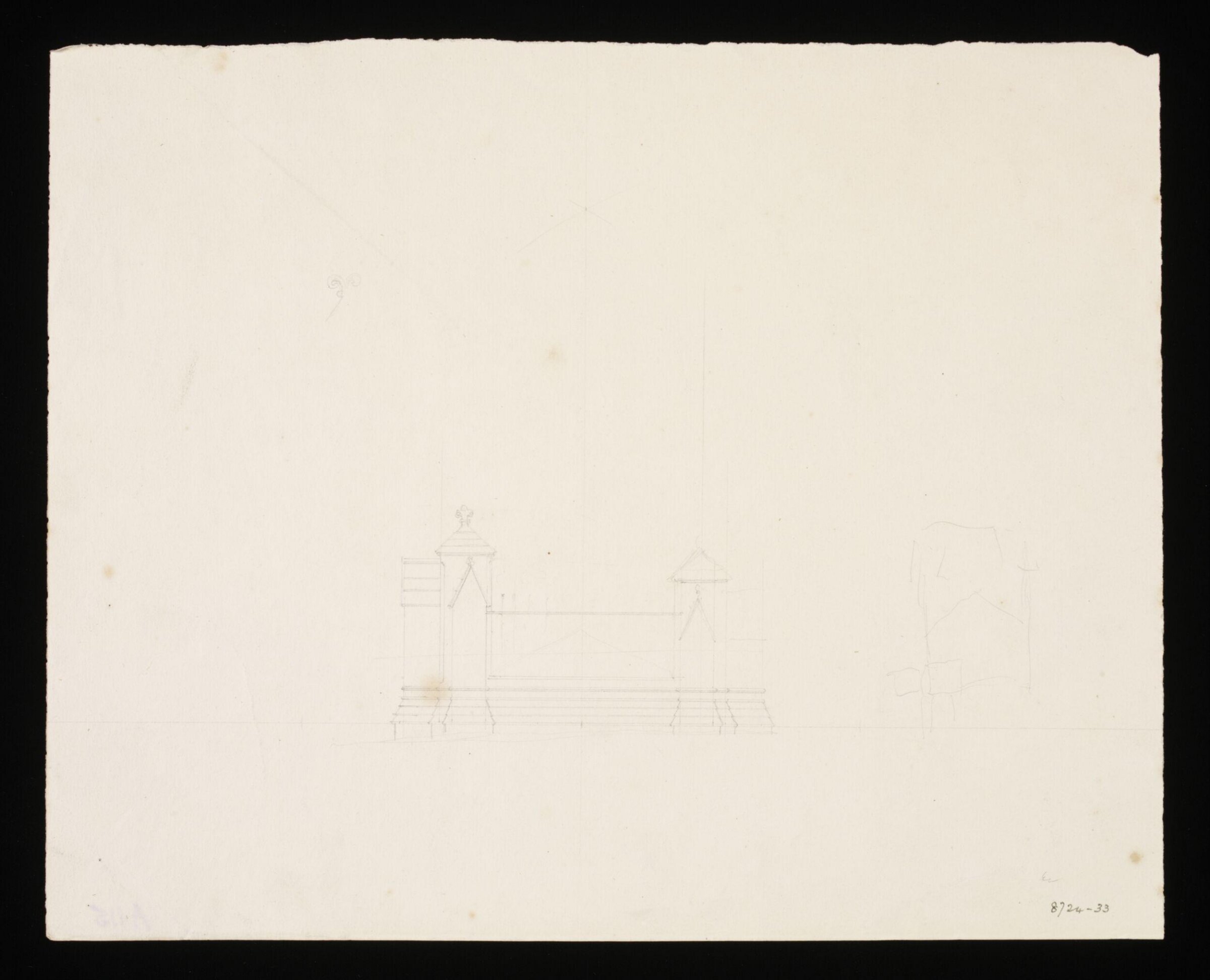 Drawing, Edward Blore, 1840s