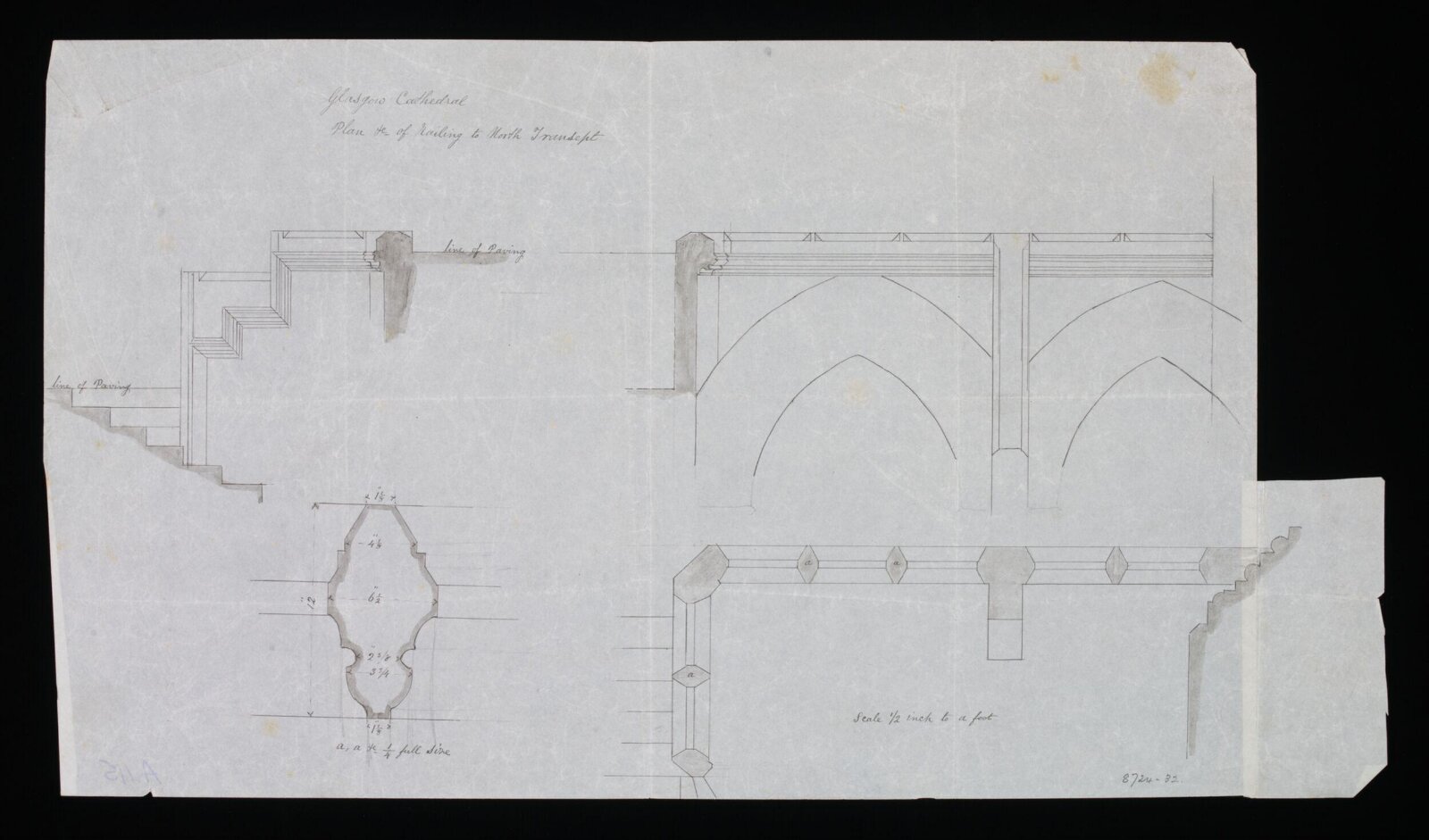 Drawing, Edward Blore, 1840s