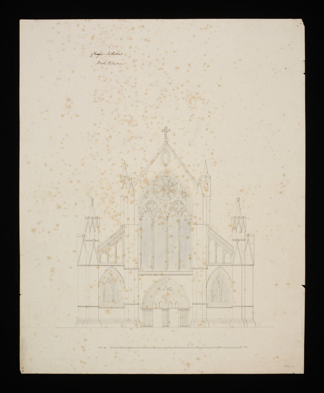 Drawing, Edward Blore, 1840s