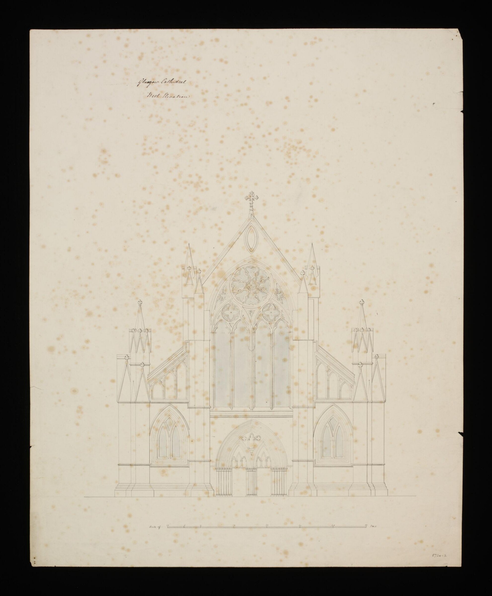 Drawing, Edward Blore, 1840s