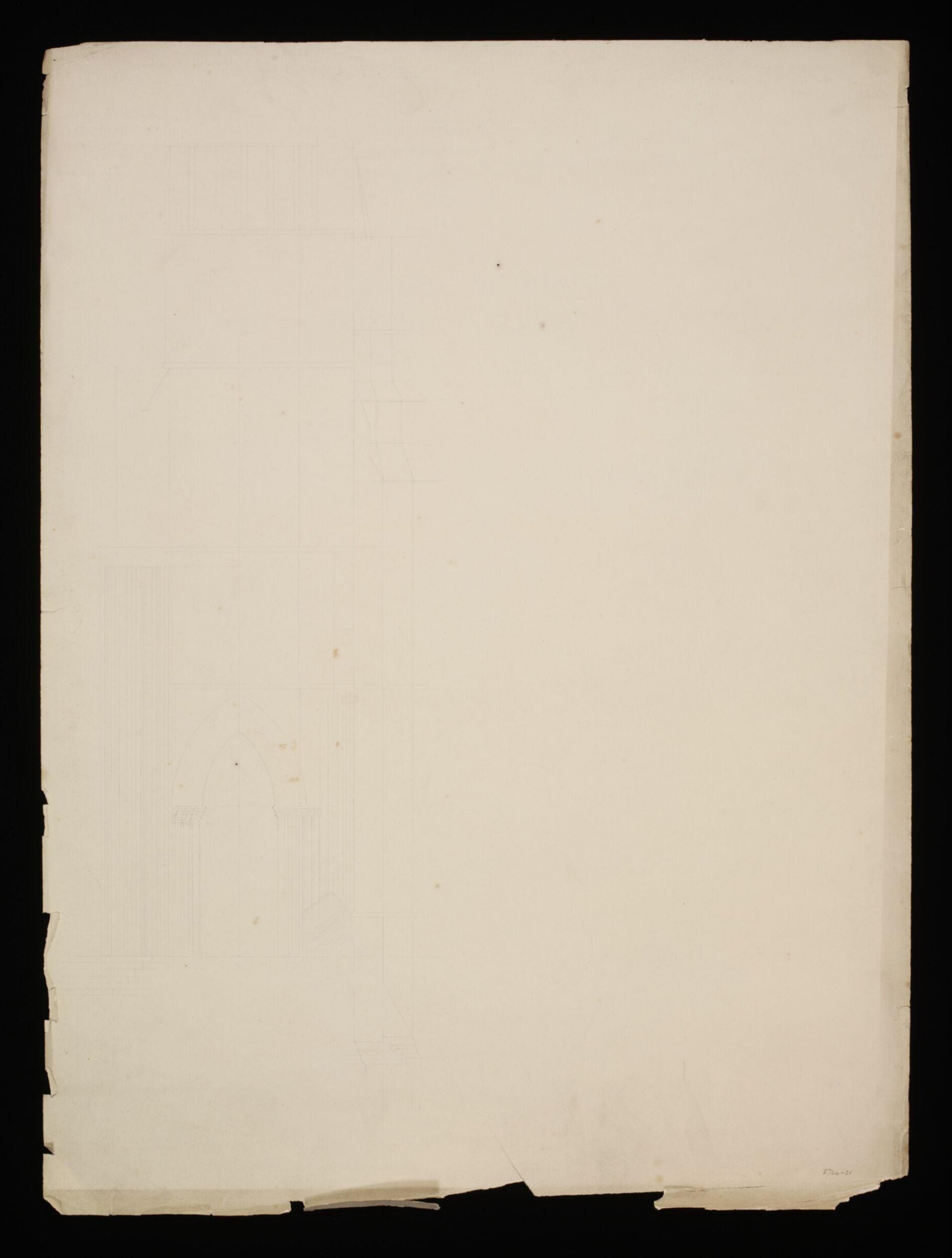 Drawing, Edward Blore, 1840s