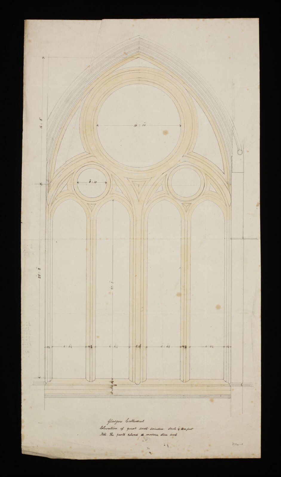 Drawing, Edward Blore, 1840s