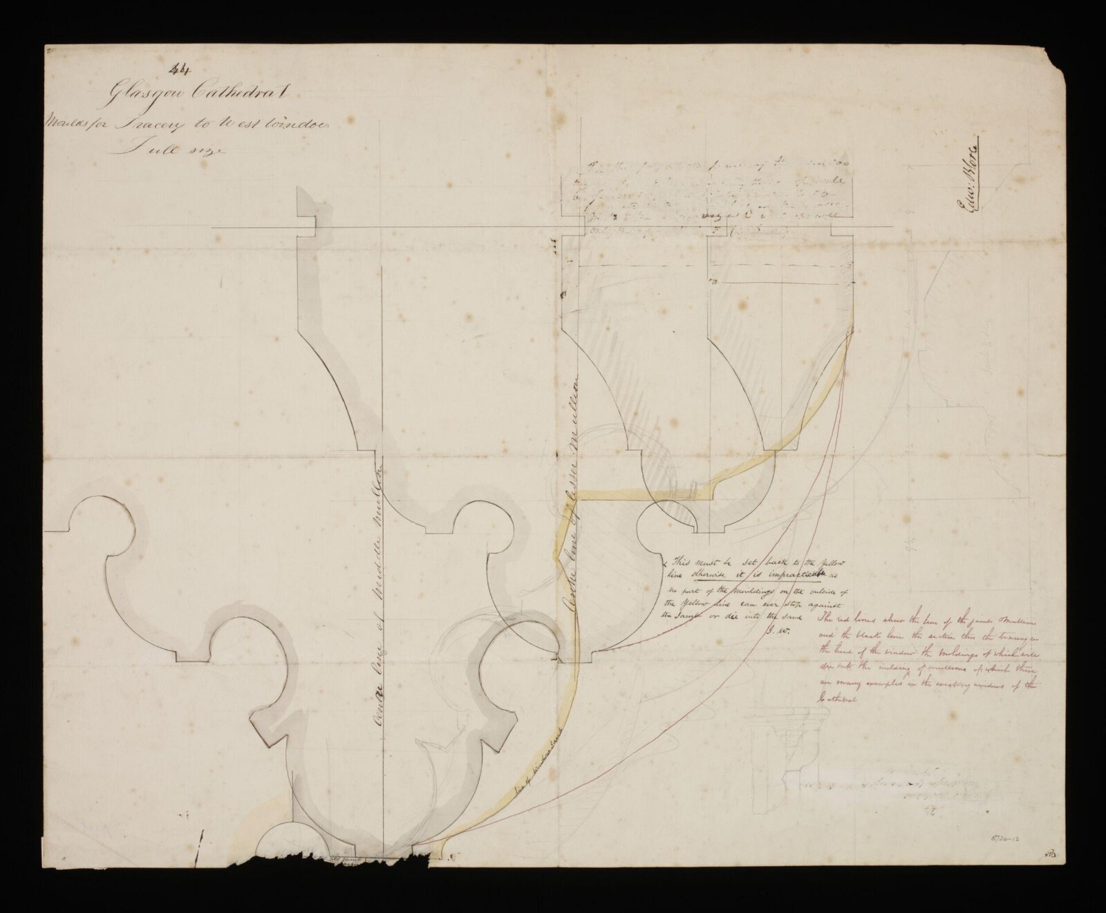 Drawing, Edward Blore, 1840s