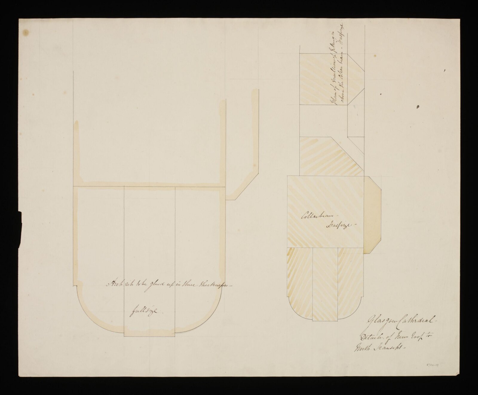 Drawing, Edward Blore, 1840s