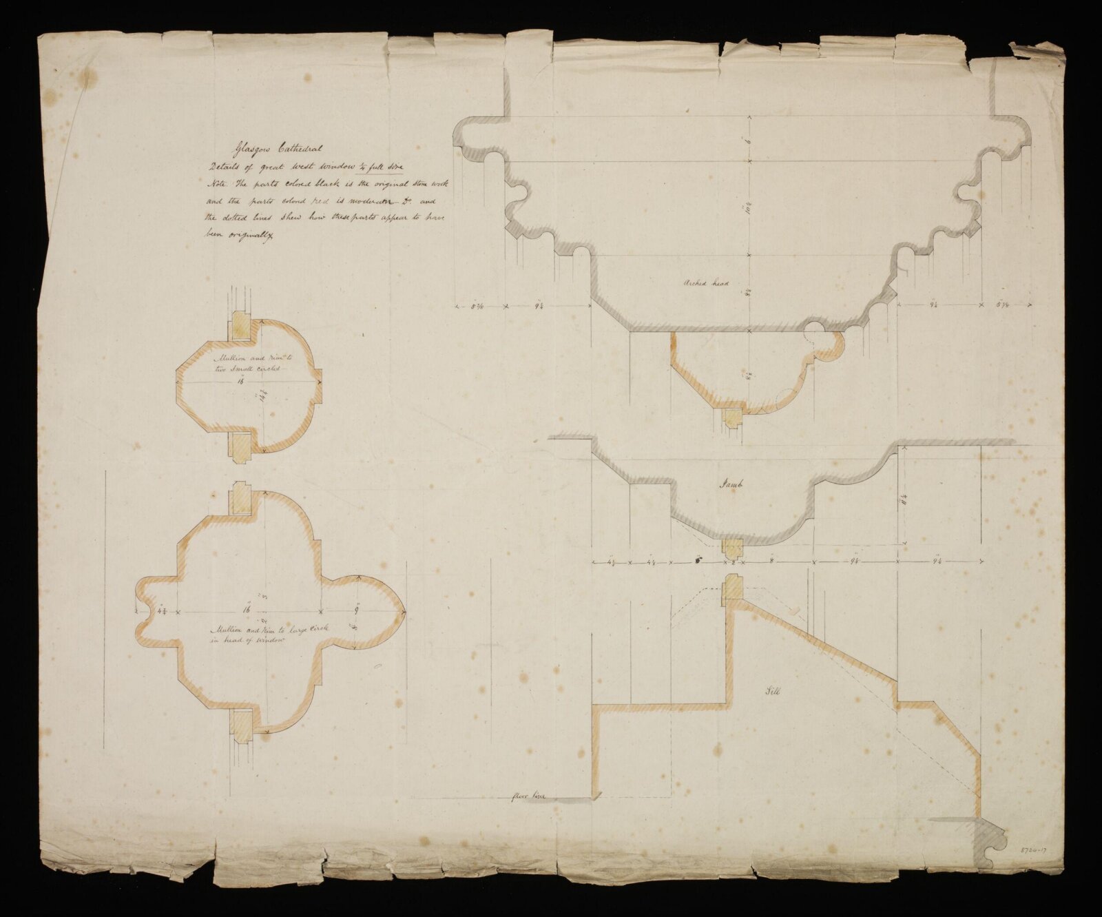 Drawing, Edward Blore, 1840s