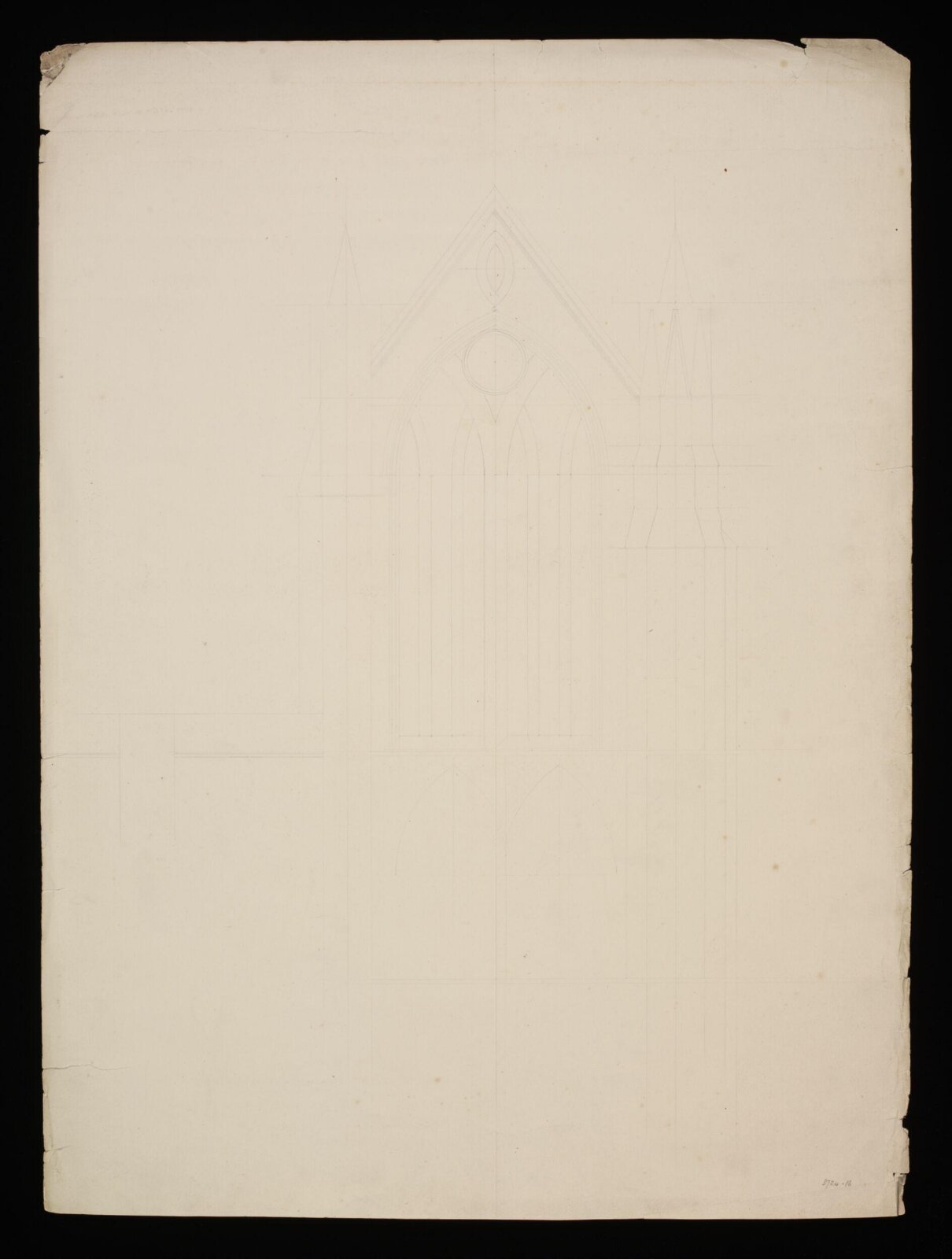 Drawing, Edward Blore, 1840s
