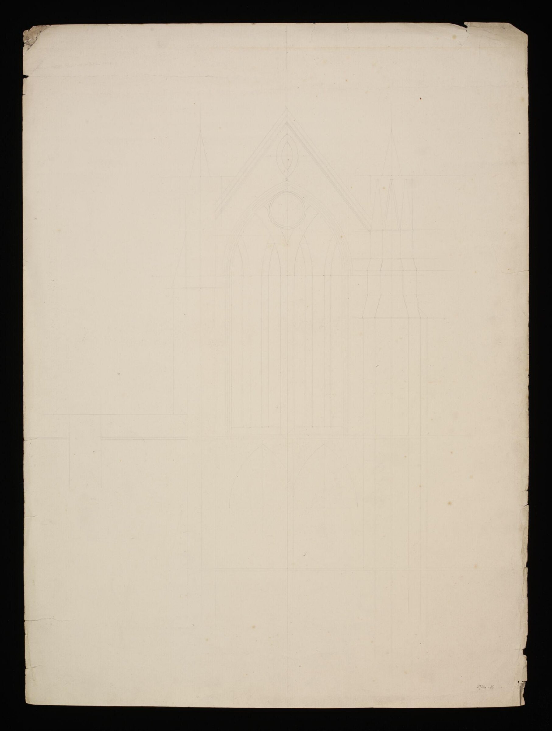 Drawing, Edward Blore, 1840s