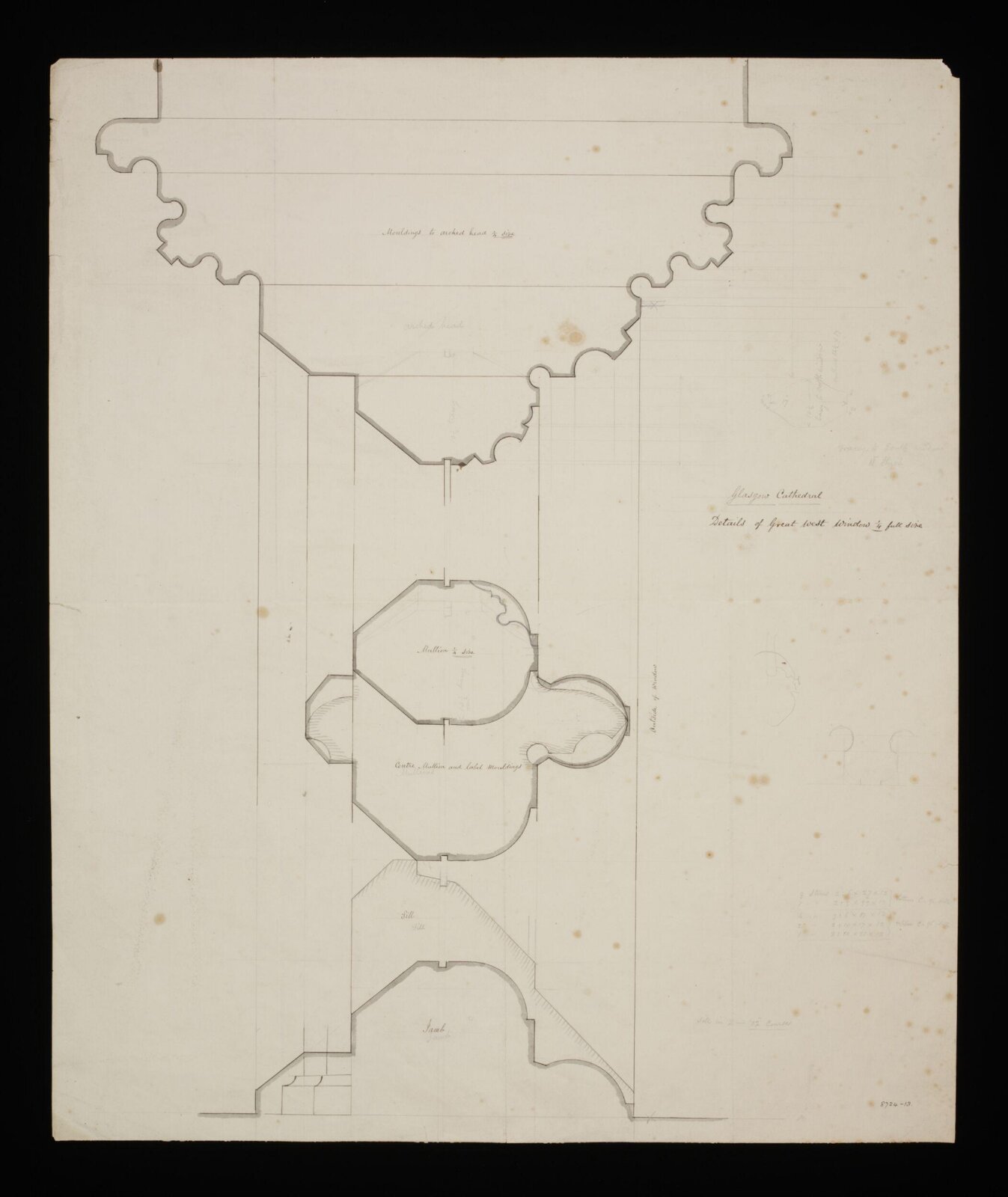 Drawing, Edward Blore, 1840s
