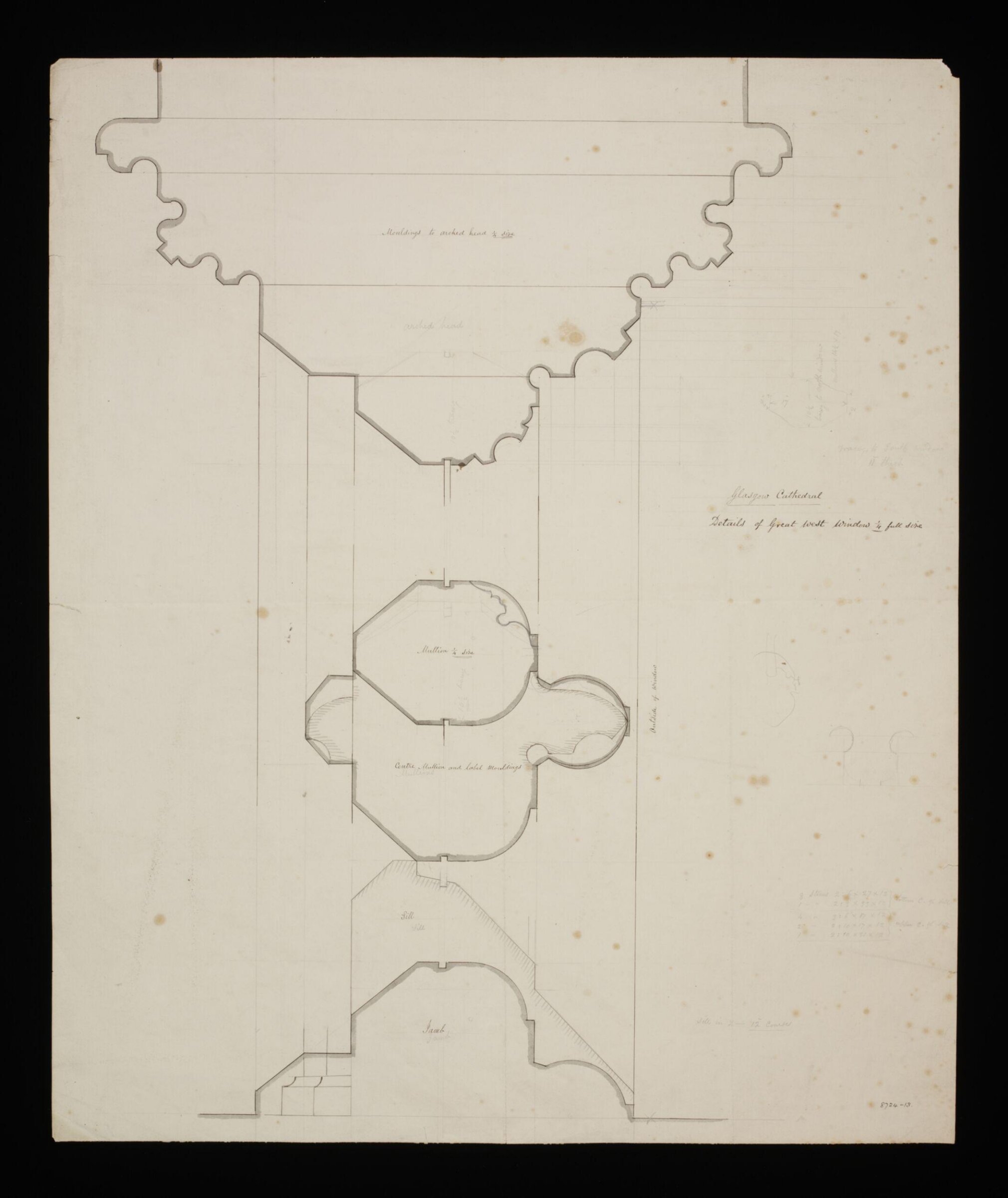 Drawing, Edward Blore, 1840s