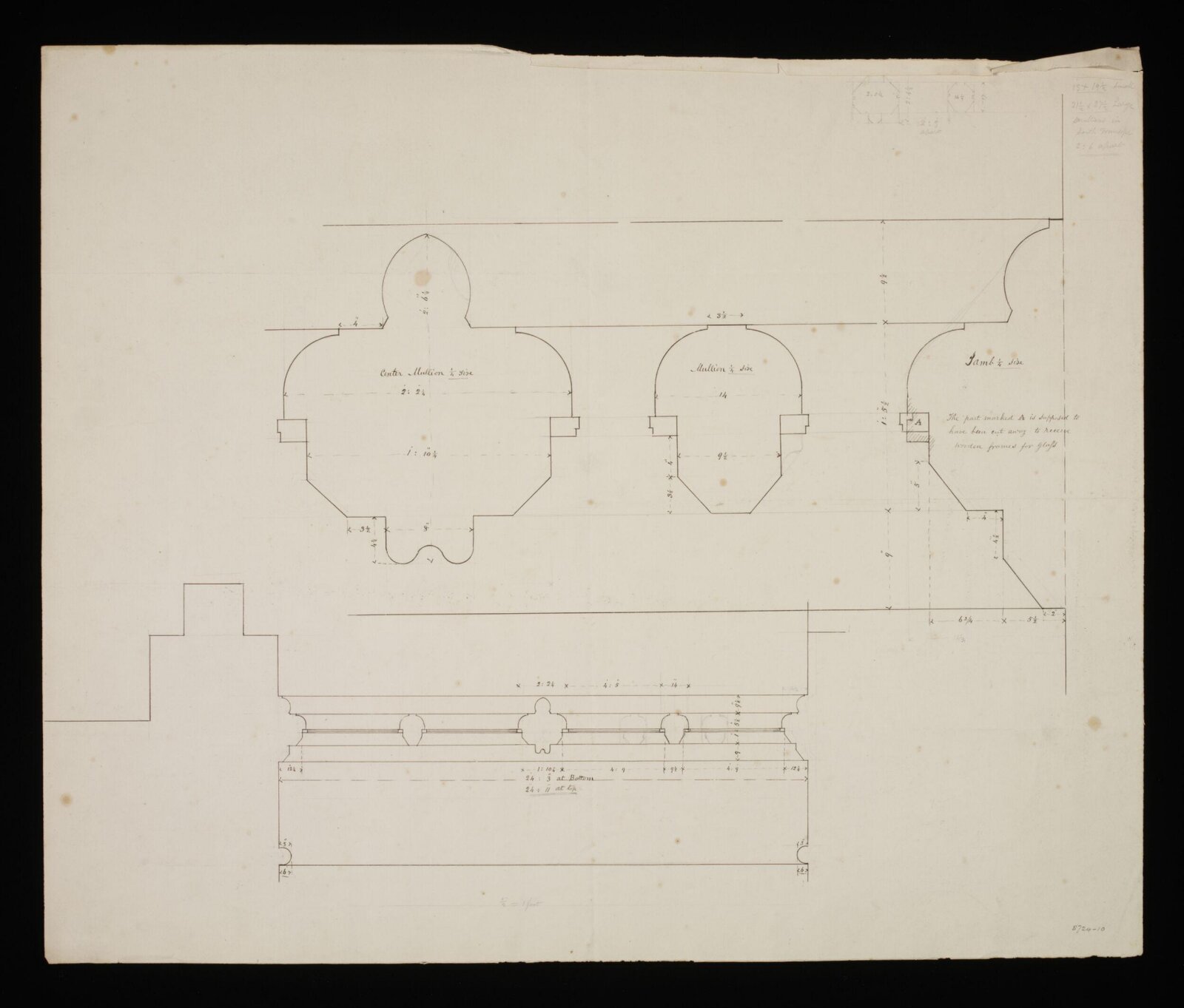 Drawing, Edward Blore, 1840s