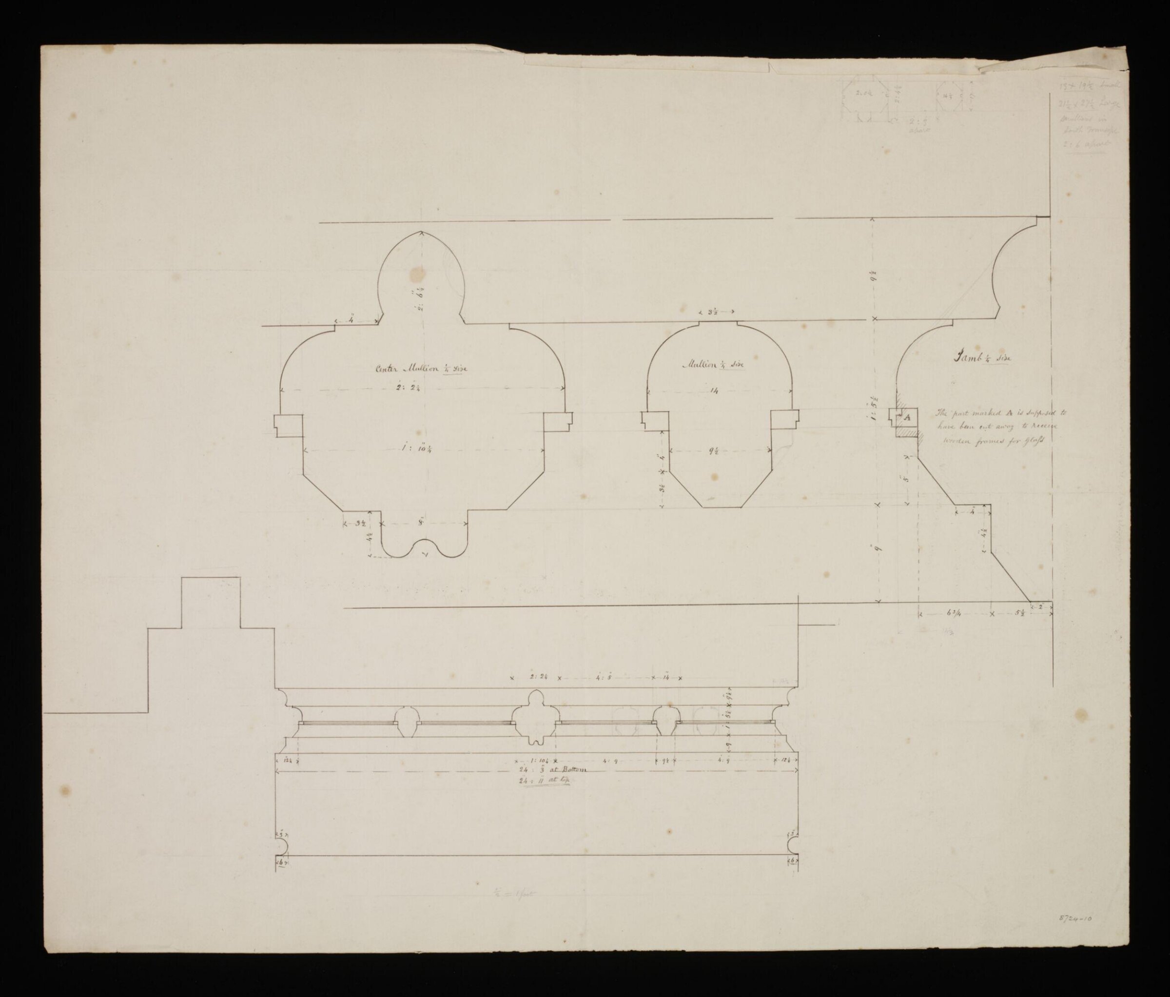 Drawing, Edward Blore, 1840s