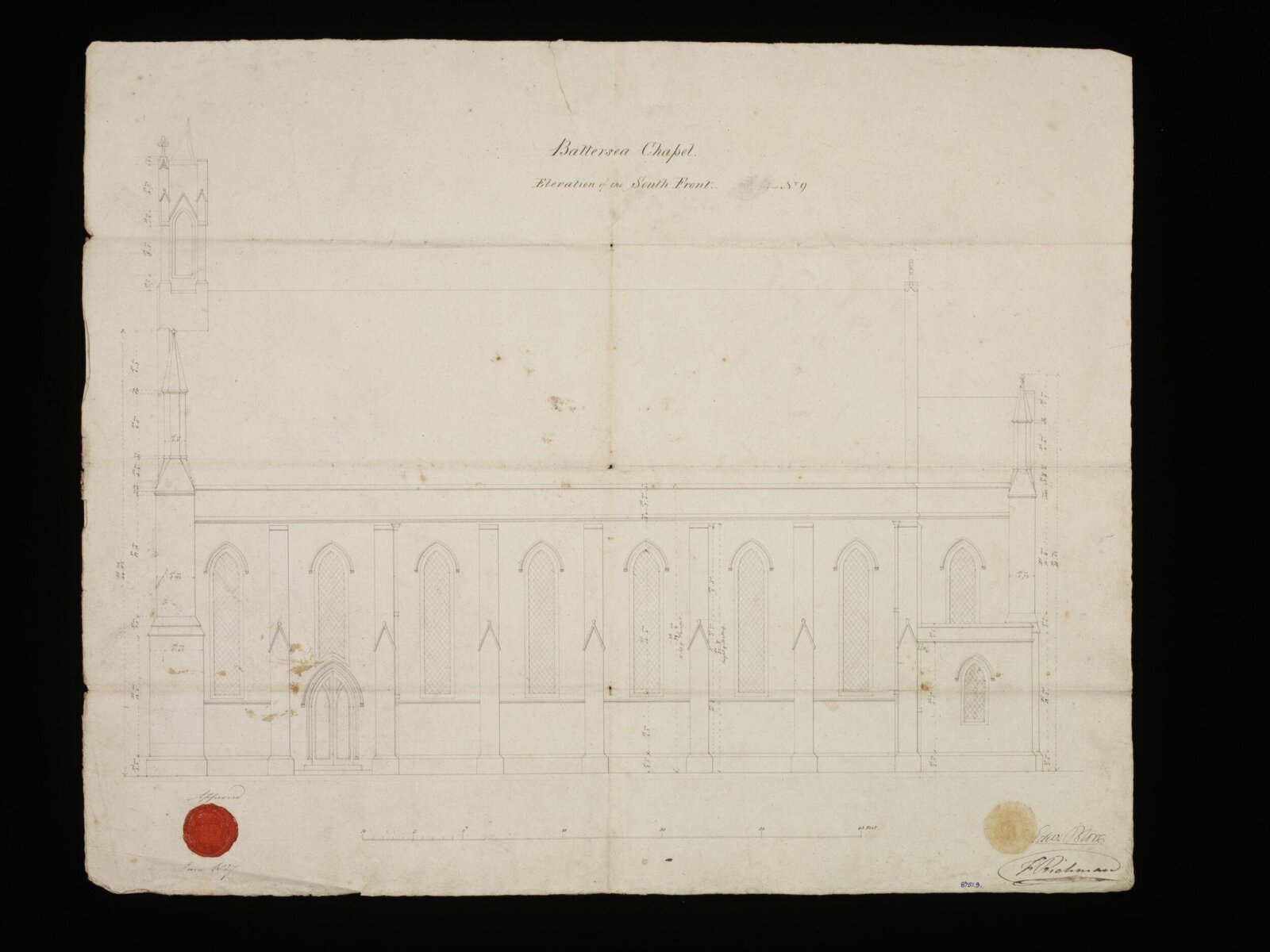 Drawing, Edward Blore, June 1827