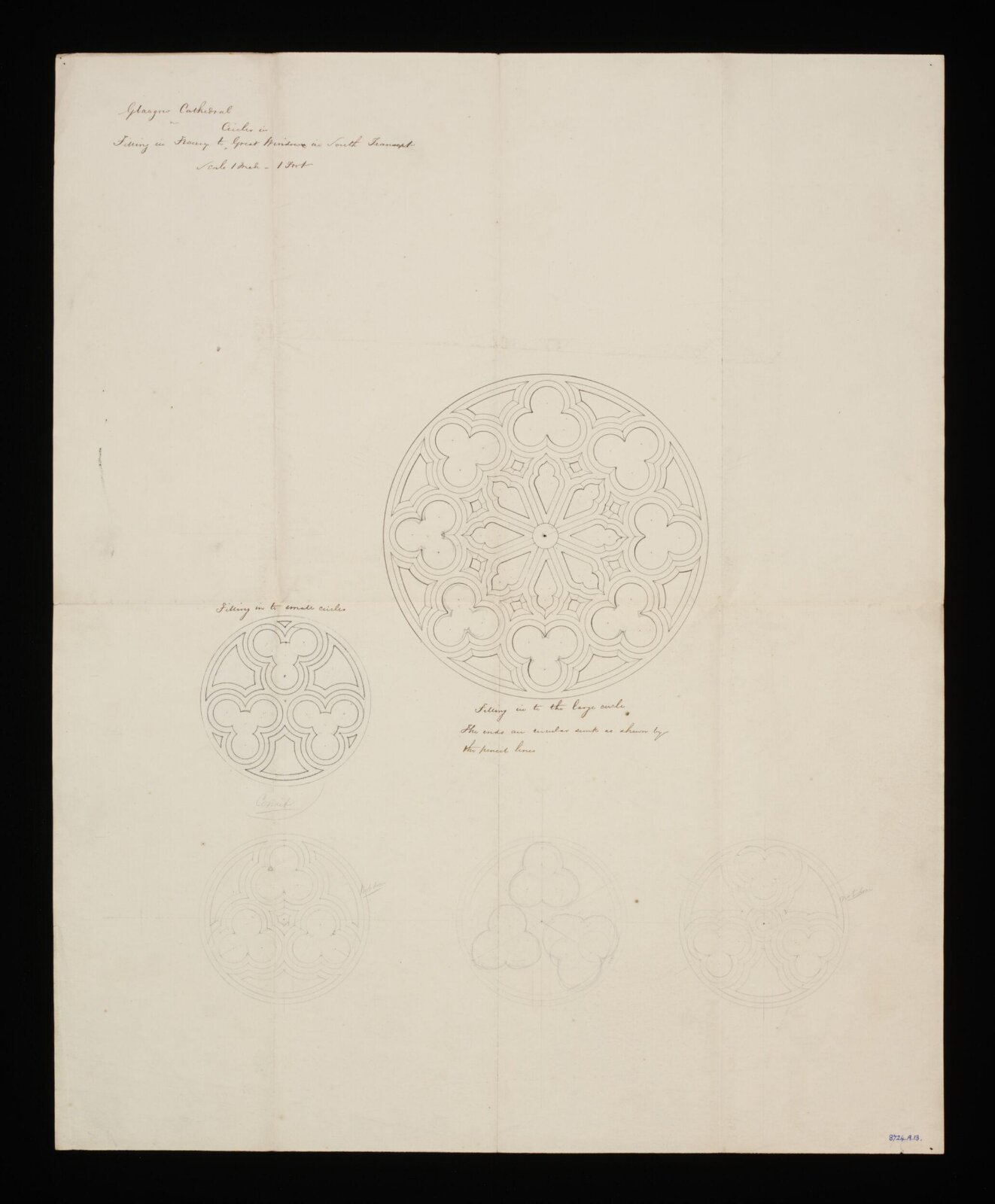 Drawing, Edward Blore, 1840s
