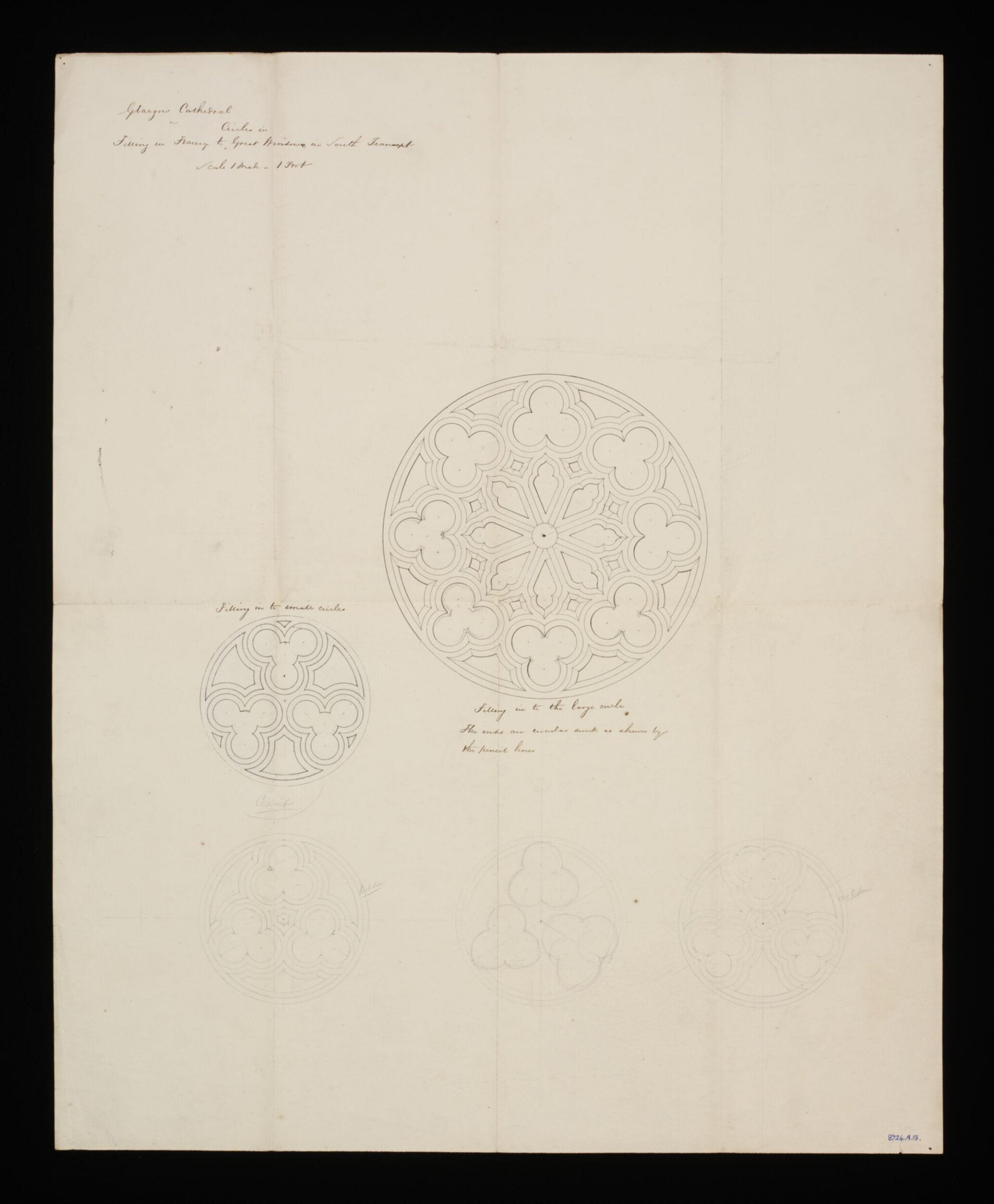 Drawing, Edward Blore, 1840s