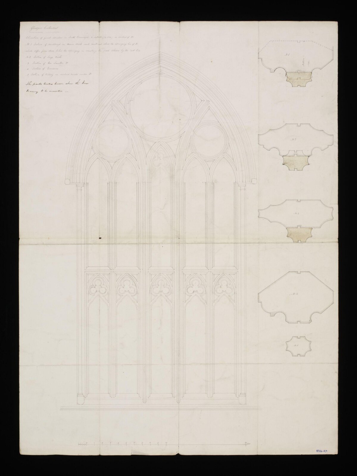 Drawing, Edward Blore, 1840s