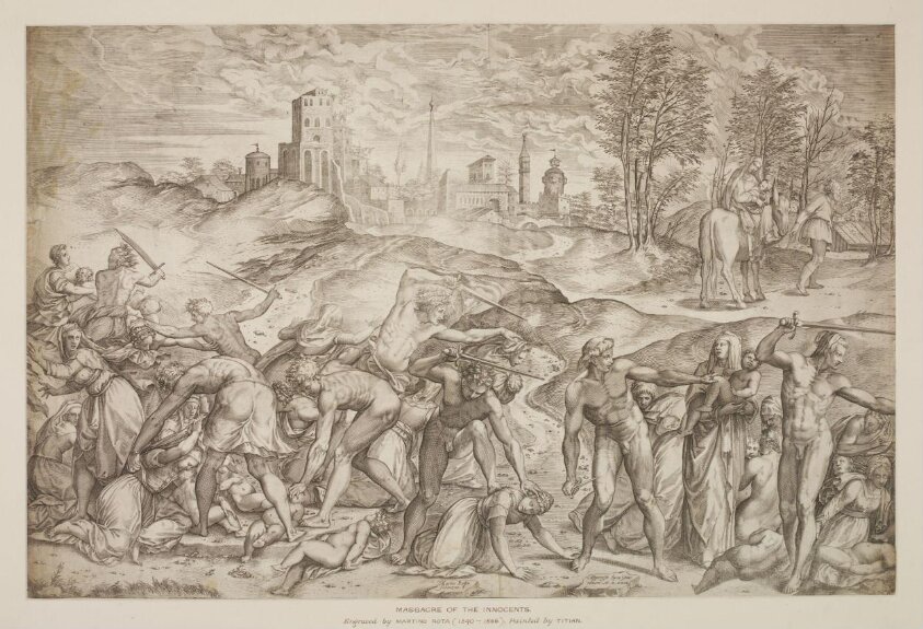 Massacre of the Innocents (16th century) by Martino Rota