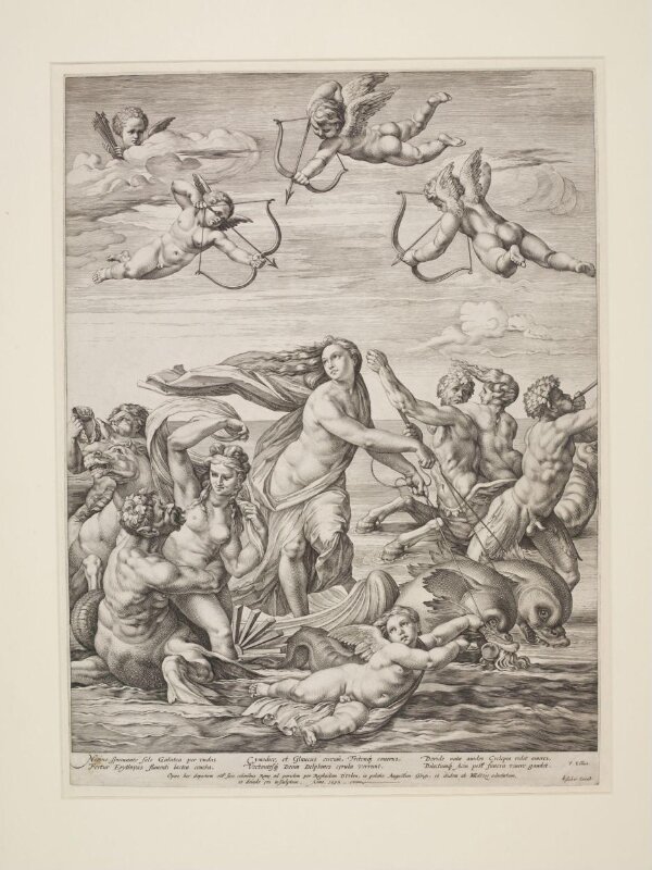 Triumph of Galatea | Raphael | Goltzius, Hendrick | V&A Explore The ...