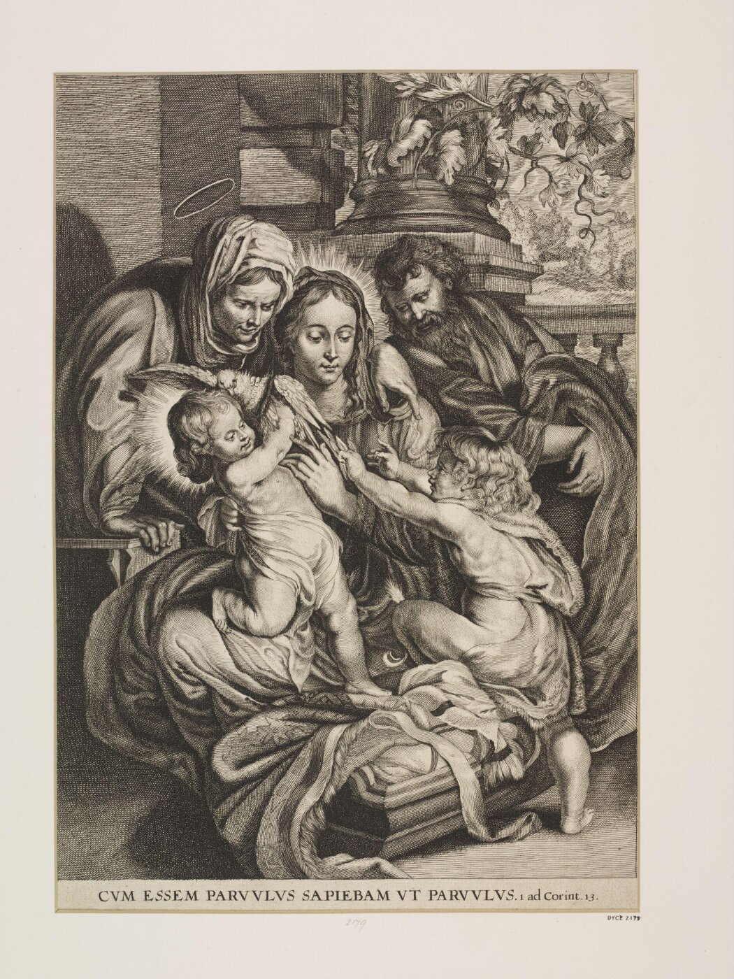 Unknown, Holy Family and St. John
