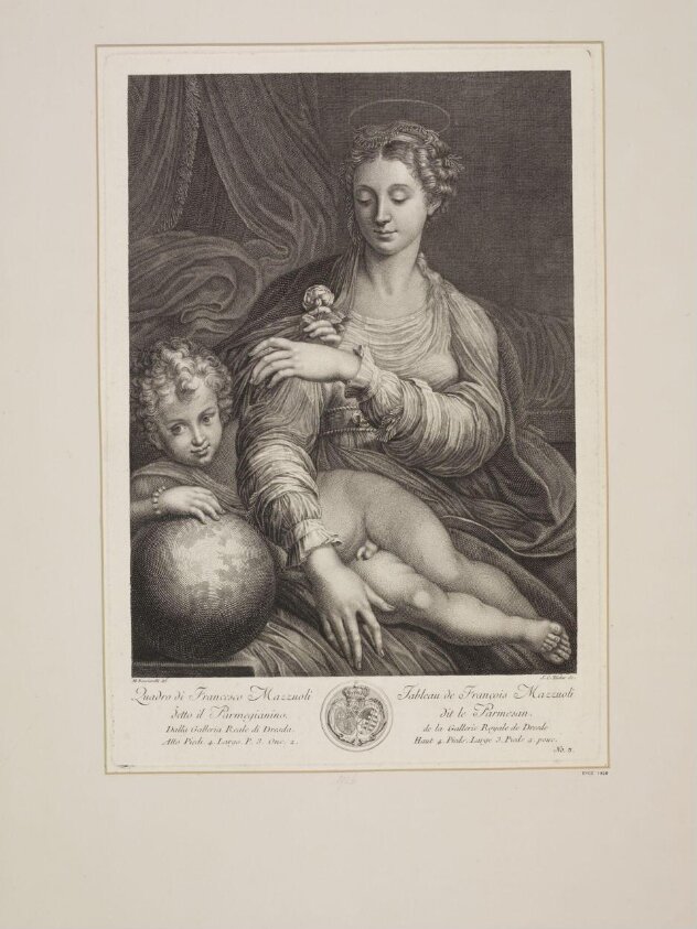 La Madonna della Rosa (last three quarters of 18th century) by Johann Christoph Teucher