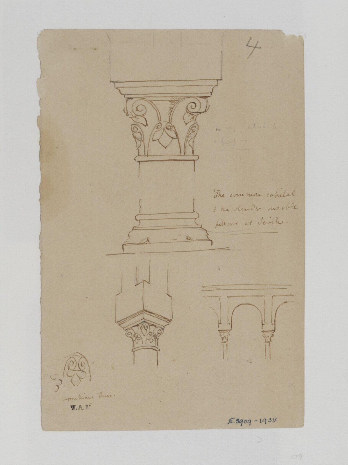 Drawing, James William Wild, 1840s