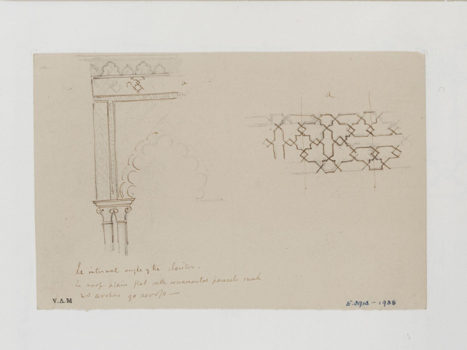 Drawing, James William Wild, 1840s