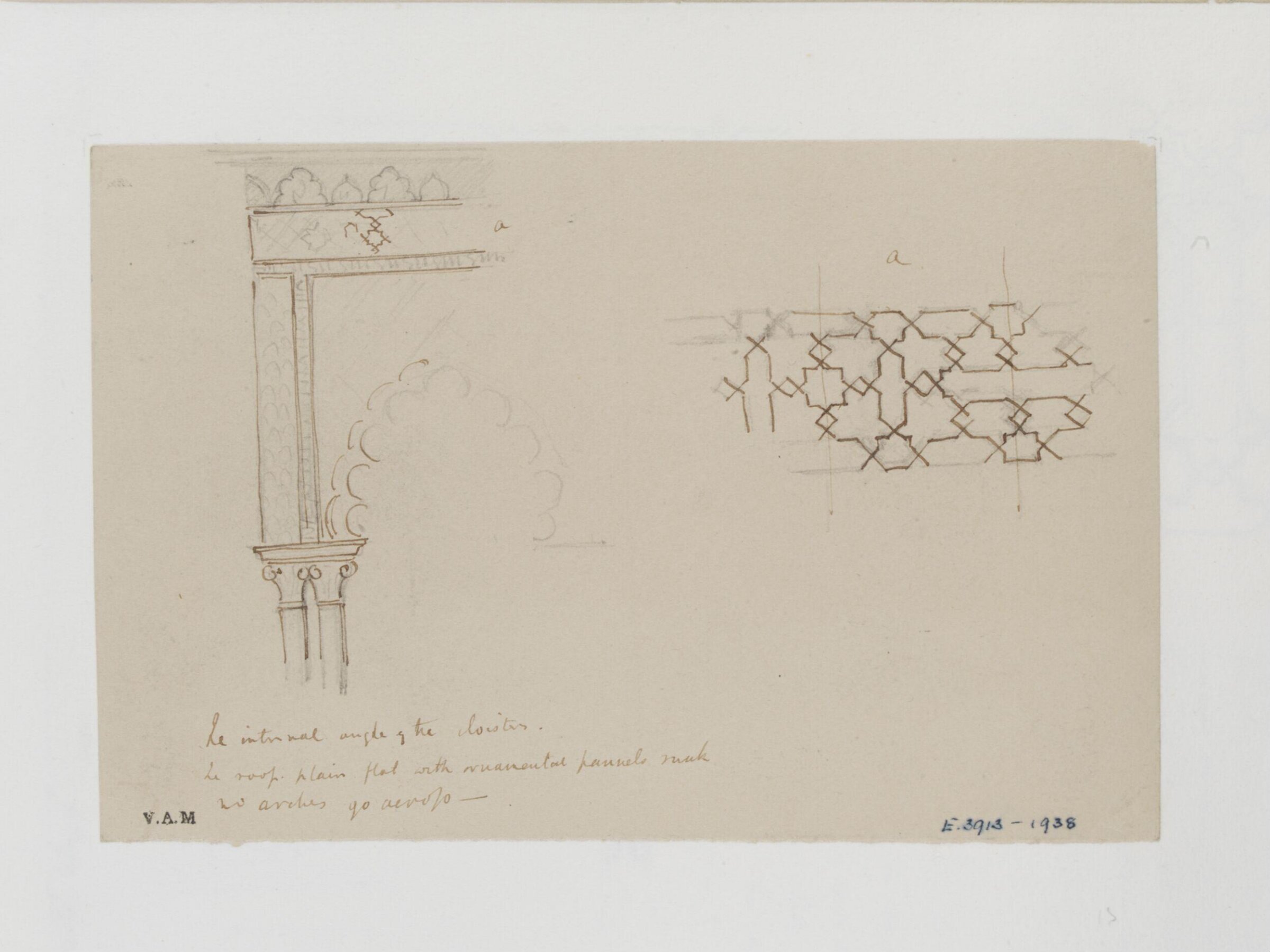 Drawing, James William Wild, 1840s