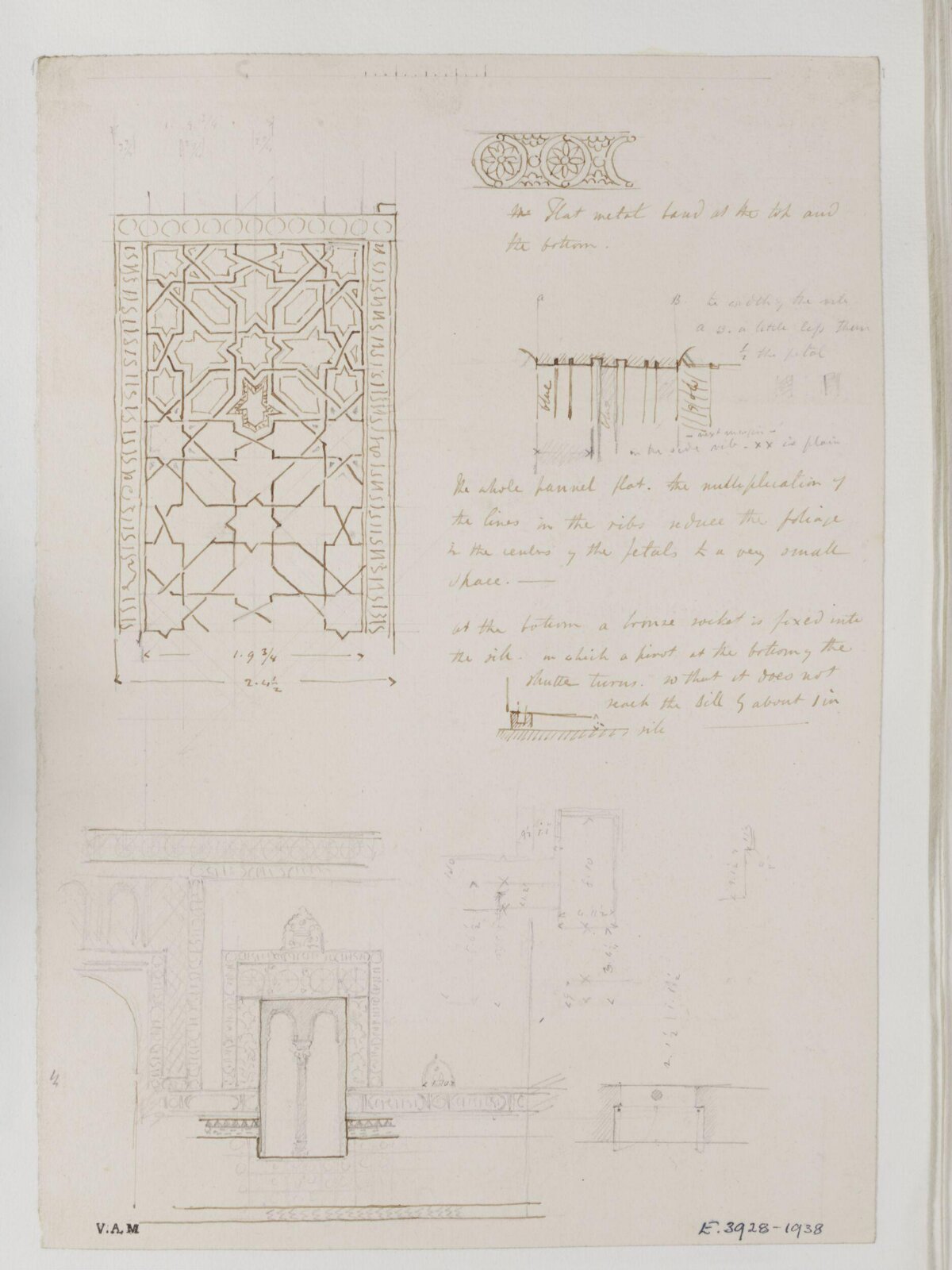 Drawing, James William Wild, 1840s