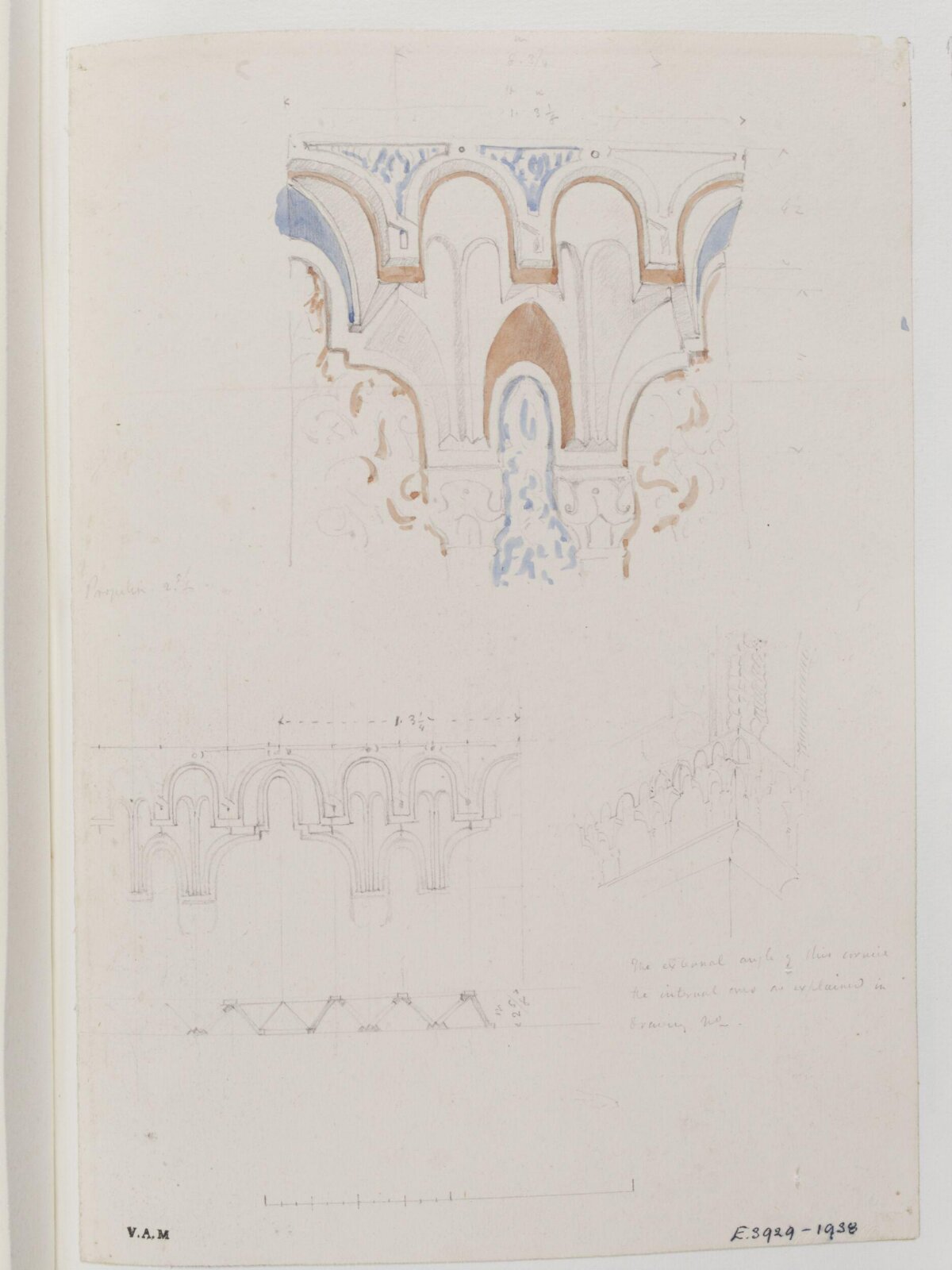 Drawing, James William Wild, 1840s