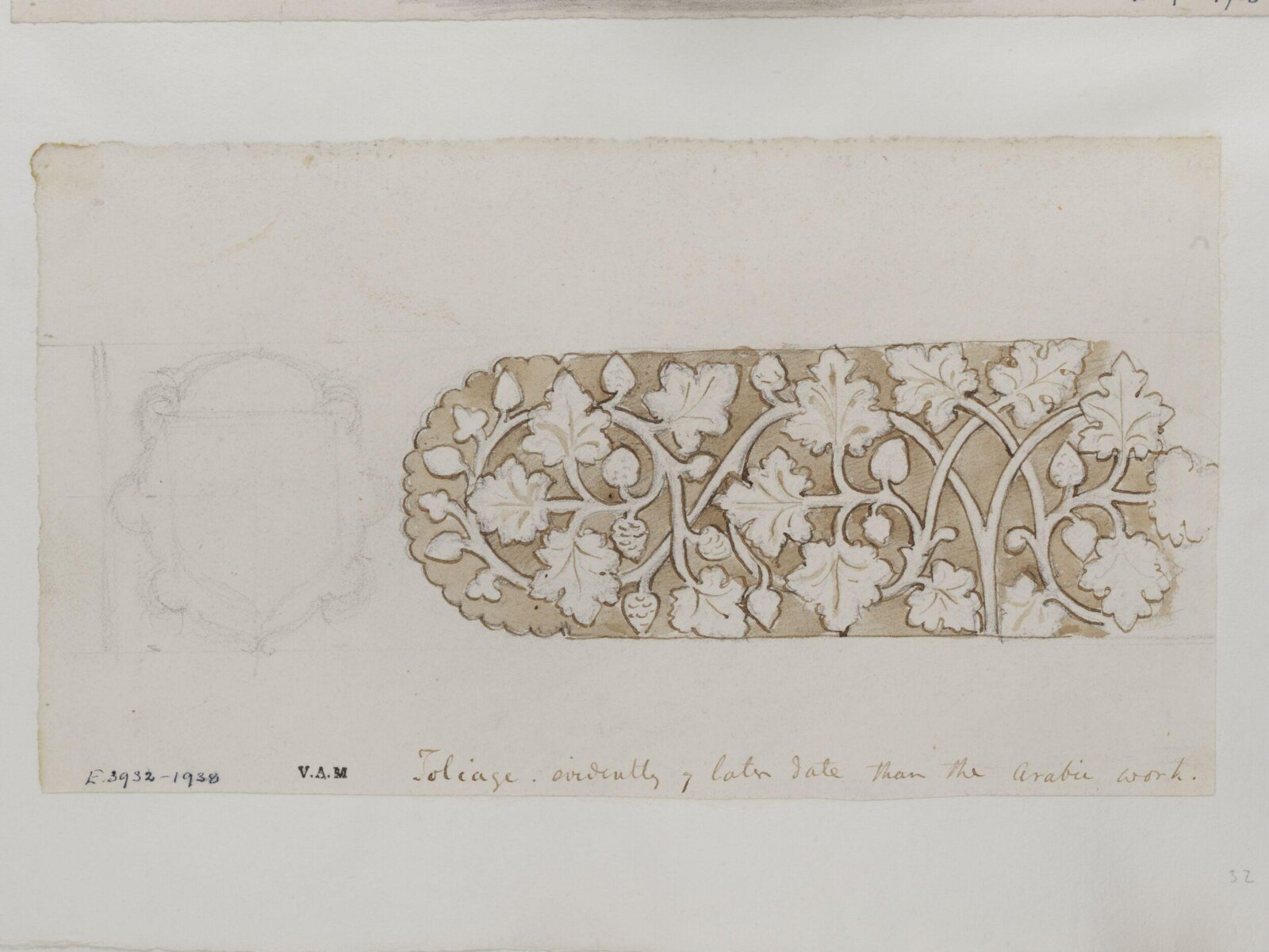 Drawing, James William Wild, 1840s