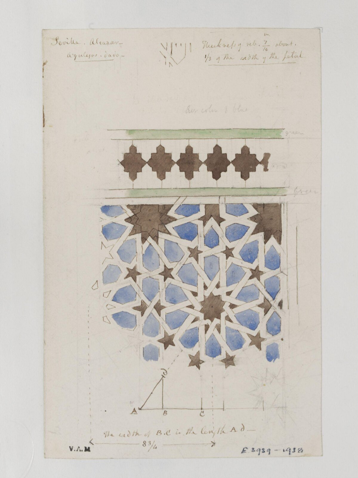 Drawing, James William Wild, 1840s