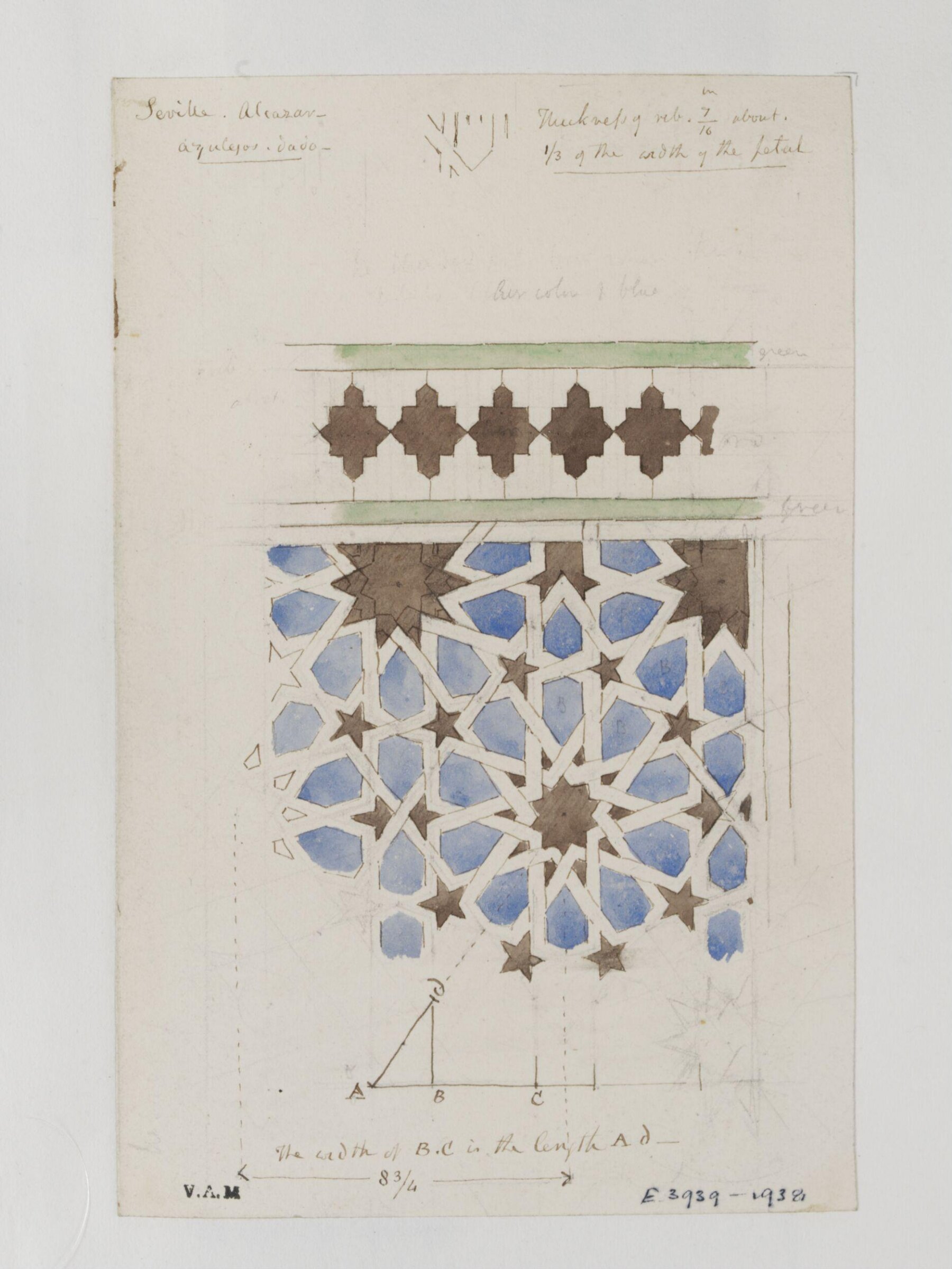 Drawing, James William Wild, 1840s