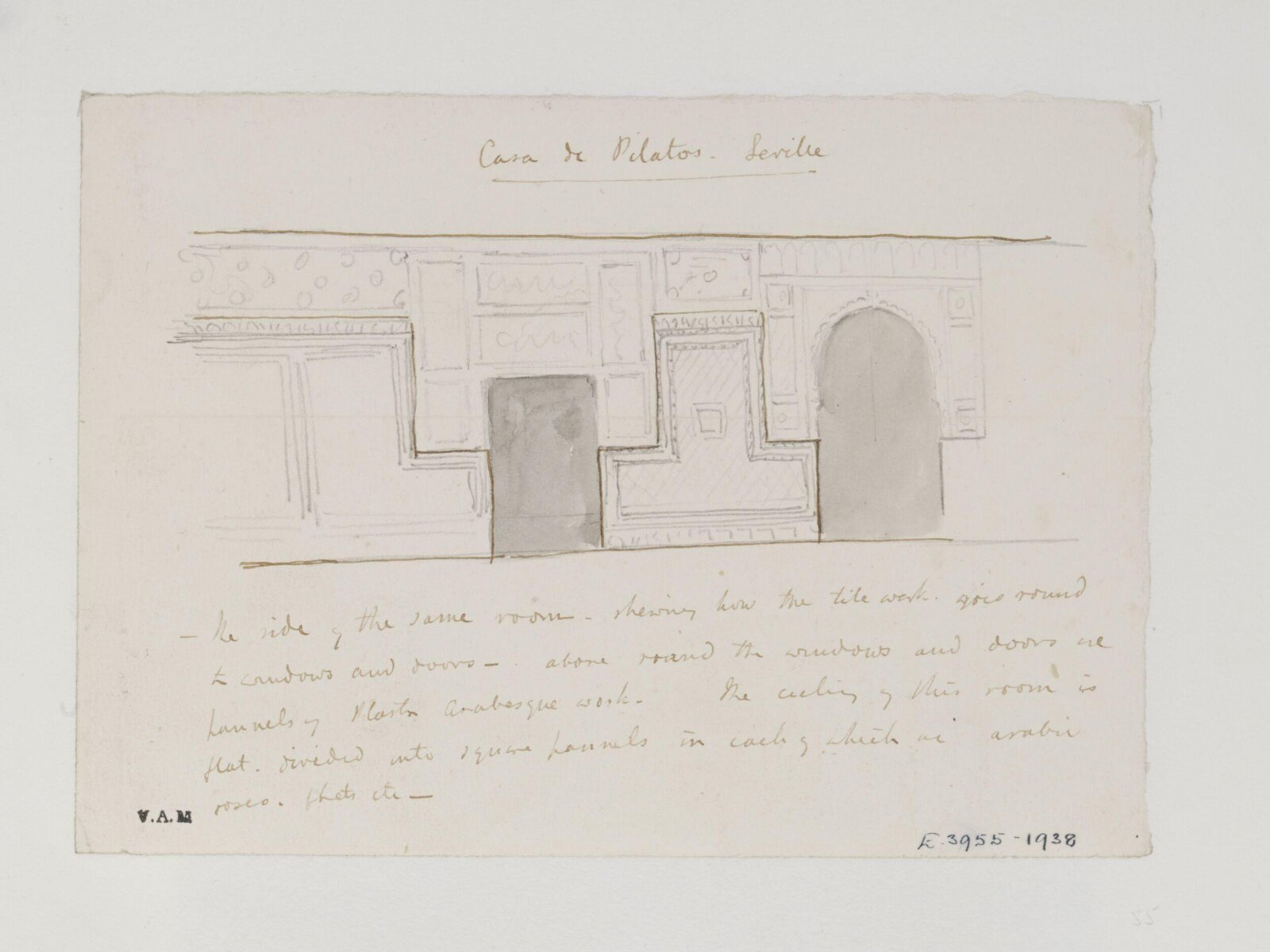 Drawing, James William Wild, 1840s