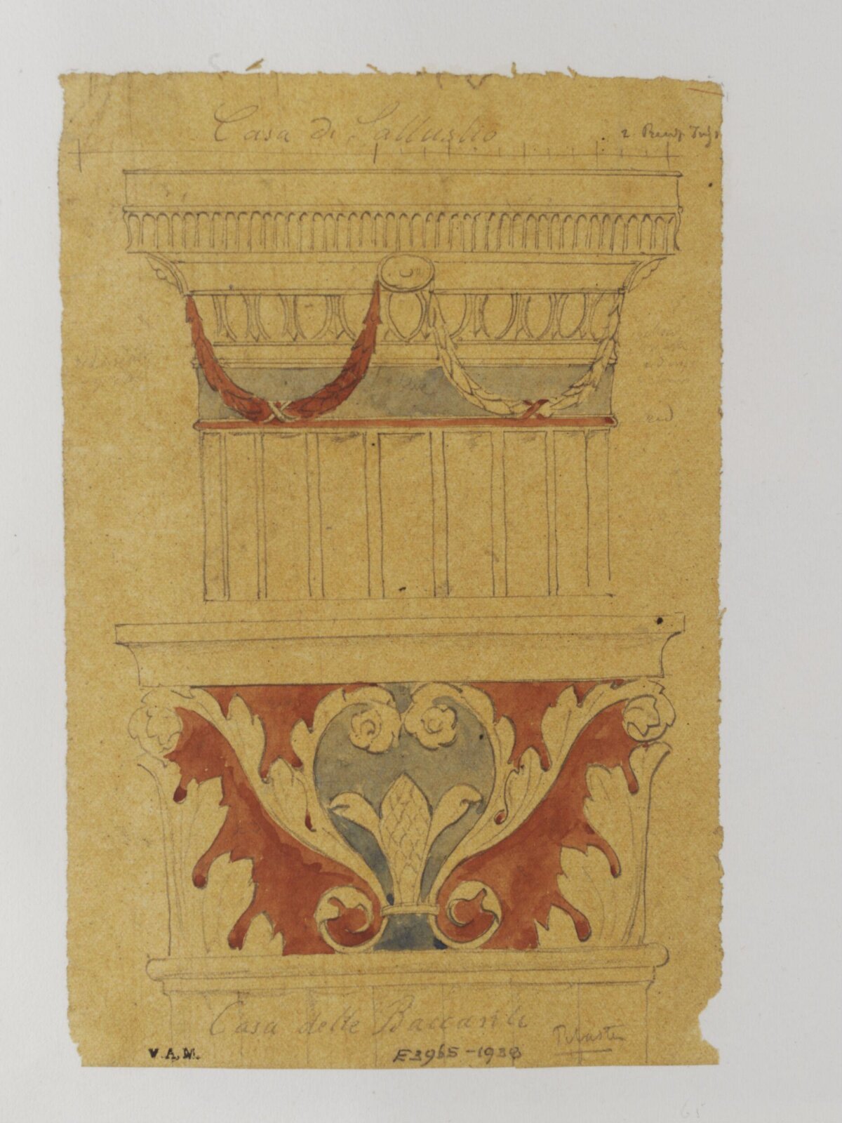 Drawing, James William Wild, 1840s
